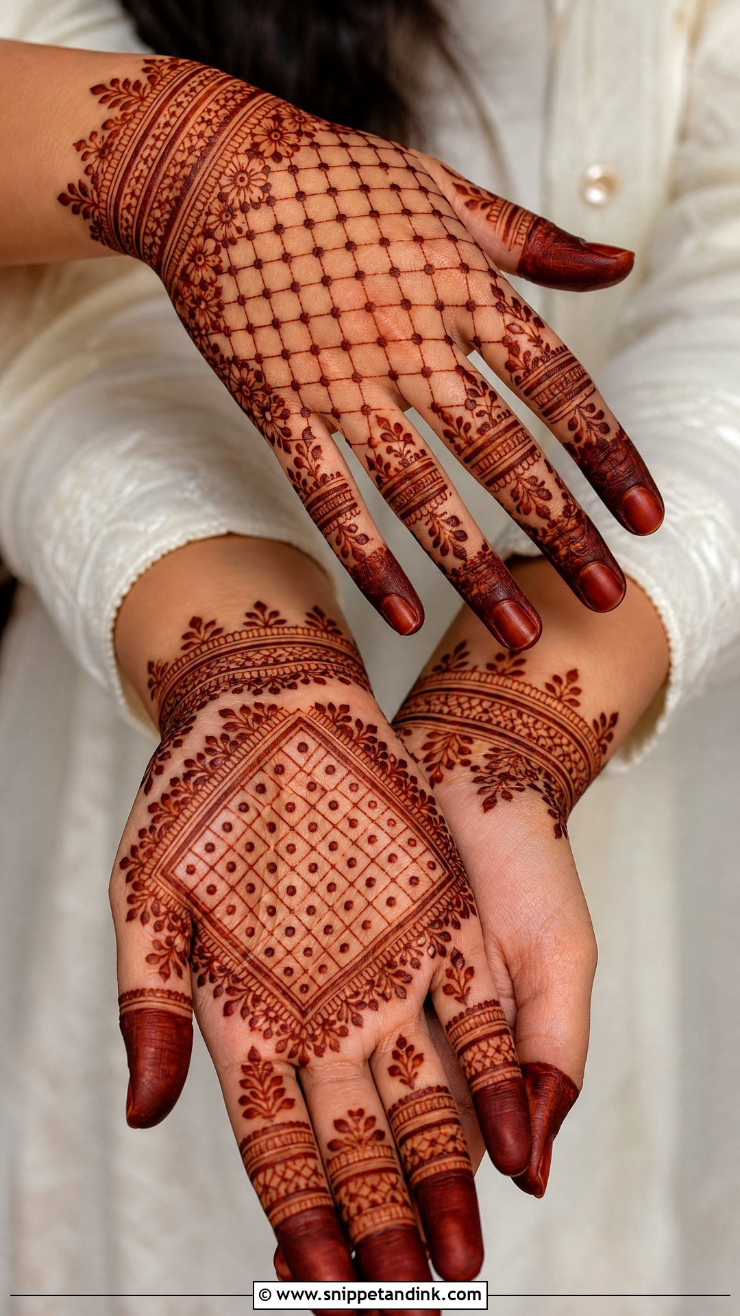 Jaali Mehndi Design - Snippet and Ink - 35 Unique Mehndi Designs