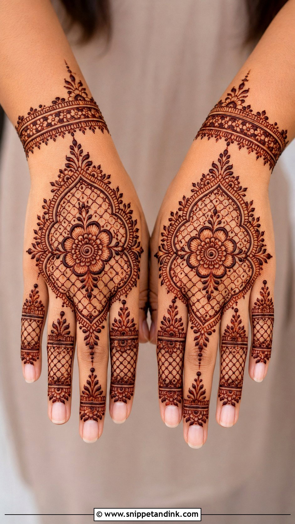 Jaali Mehndi Design - Snippet and Ink - 35 Latest Mehndi Designs
