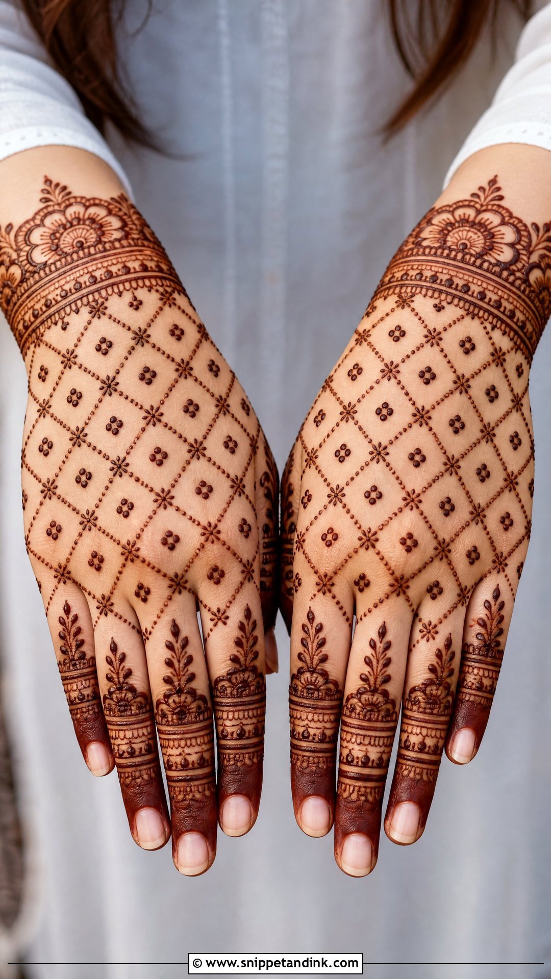 Jaali Mehndi Design - Snippet and Ink - 35 Mehndi Design Ideas