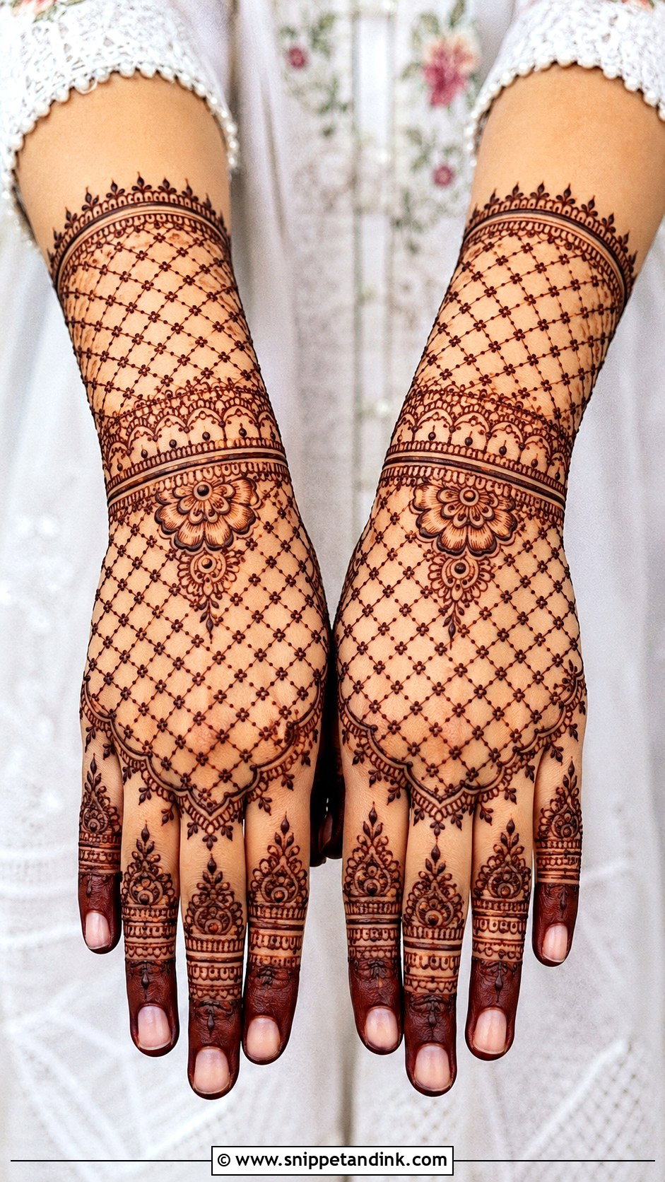 Jaali Mehndi Design Back Hand - Snippet and Ink - 35 Mehndi Designs 2025