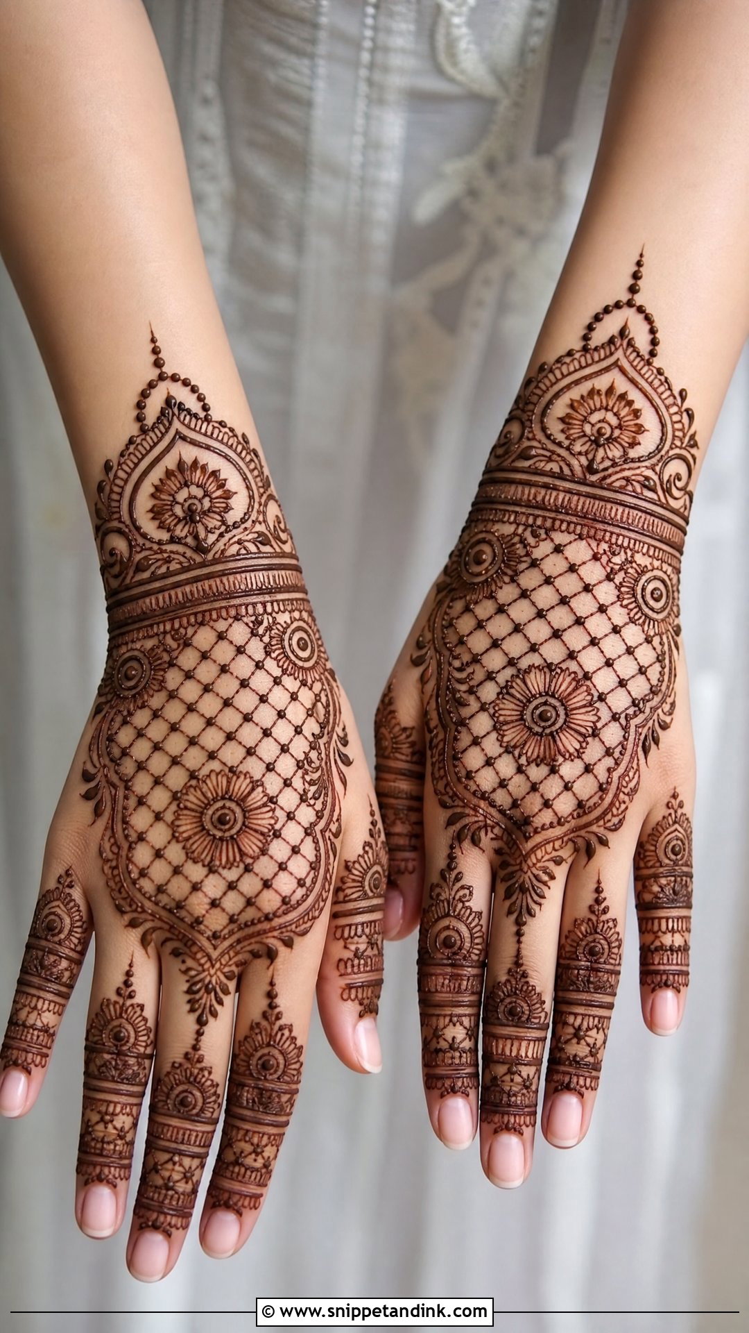 Jaali Mehndi Design For Hands - Snippet and Ink - 25 Mehndi New Design Ideas