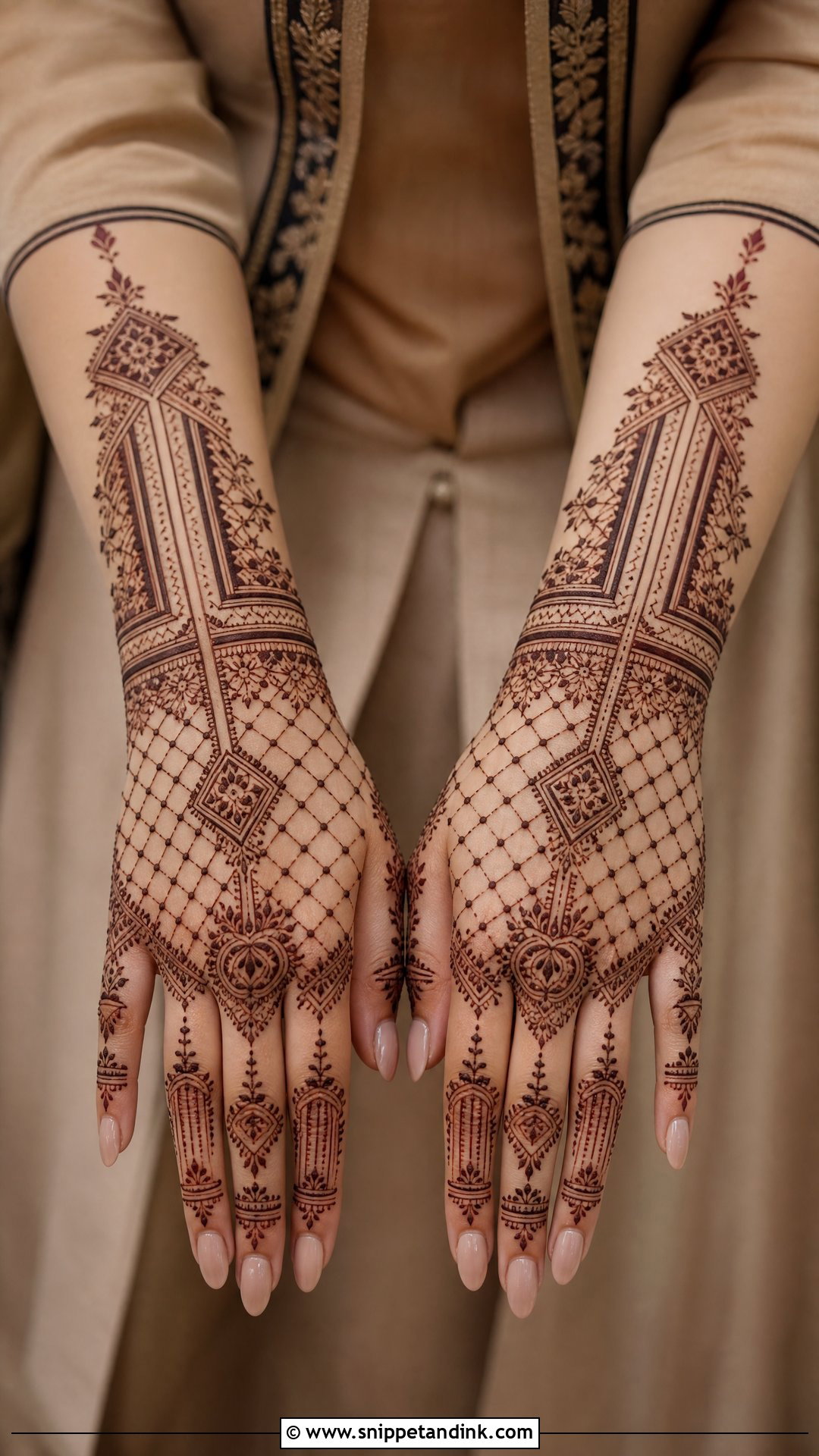 Jacket Mehndi Dress Design - Snippet and Ink - 30 Mehndi Dress Design Ideas