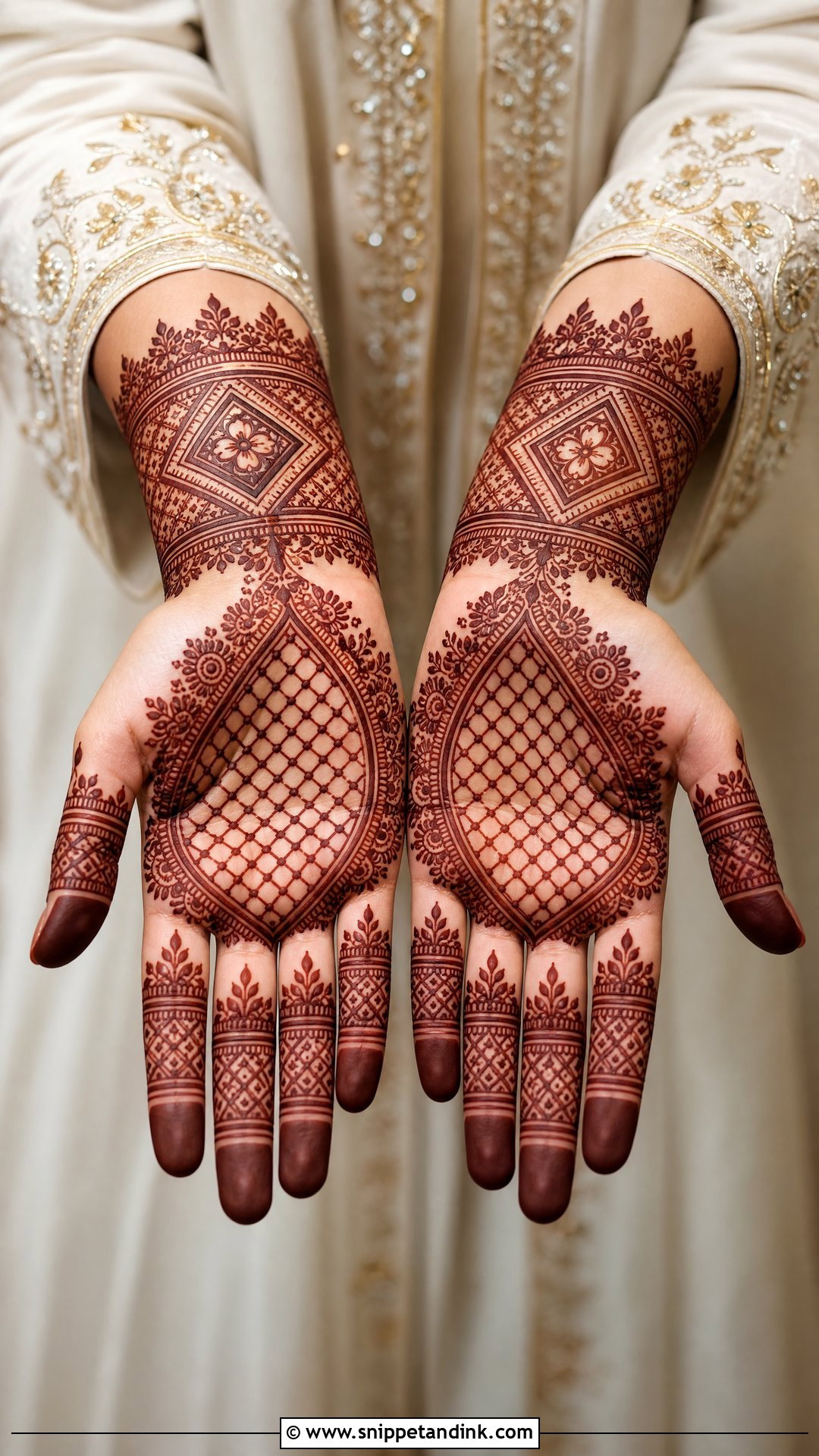 Jacket Mehndi Dress Design - Snippet and Ink - 20 Mehndi Dresses Designs