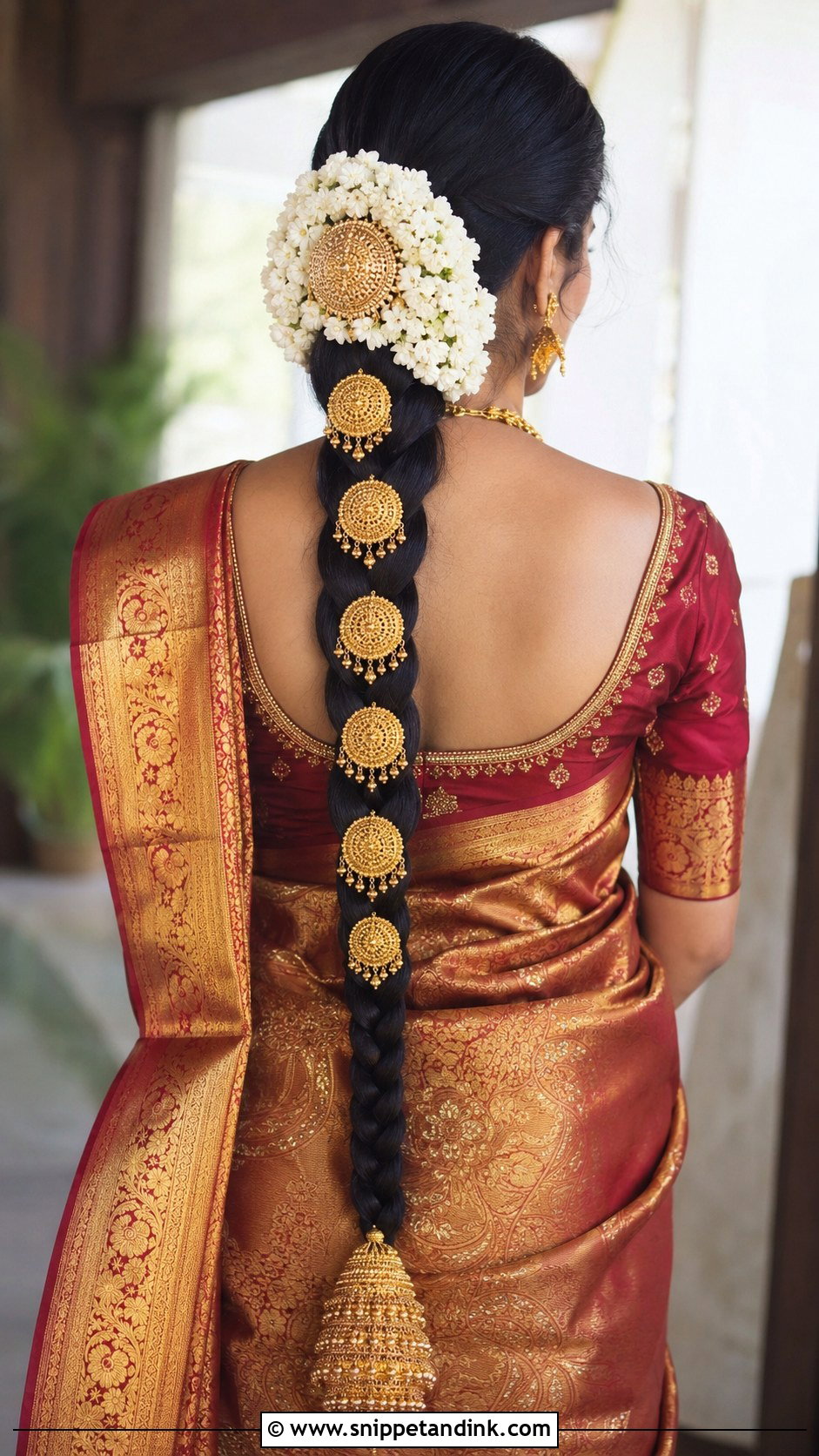 Jada Billai Braid for South Indian Bride - Snippet and Ink - 20 Hairstyle for Indian Bride Ideas