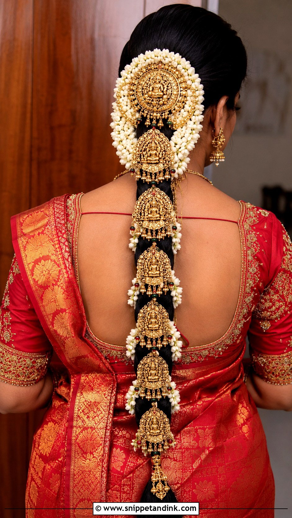Jada Billai Decorated Braid - Snippet and Ink - 25 Tamil Bride Hairstyle Ideas