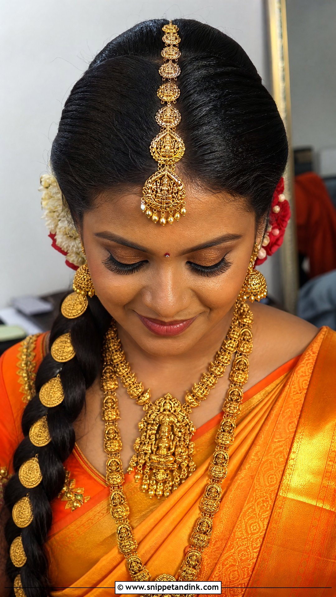 Jadai Billai Decorated Hairstyle - Snippet and Ink - 20 Tamil Bridal Hairstyles