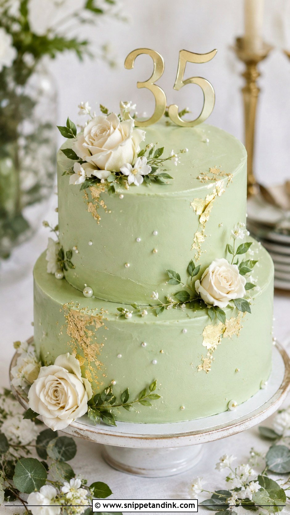 Jade Anniversary Cake - Snippet and Ink - 20 35th Anniversary Cake Ideas