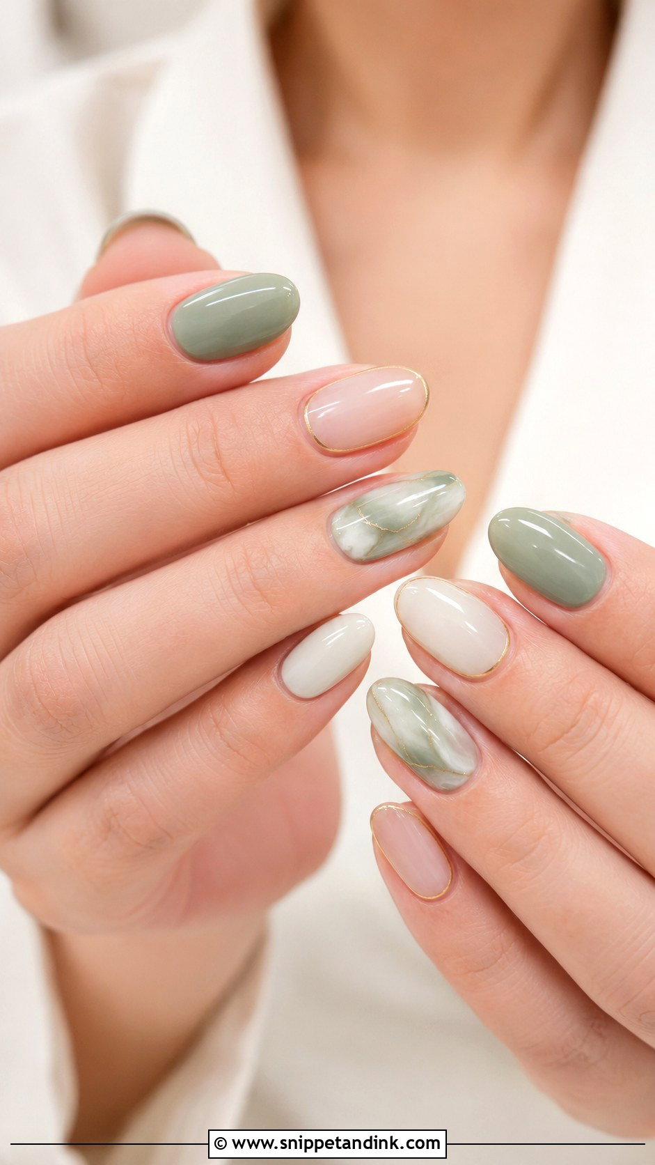 Jade Green Wedding Nails - Snippet and Ink - 20 Green Nails for Wedding