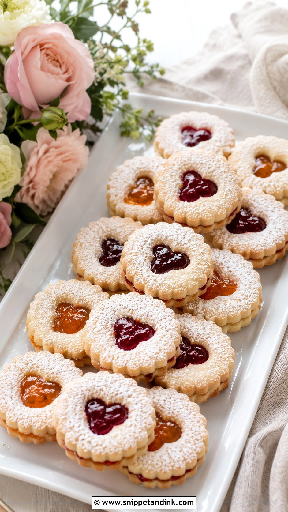 Jam Sandwich Cookies - Snippet and Ink - 20 Vintage Wedding Cookies