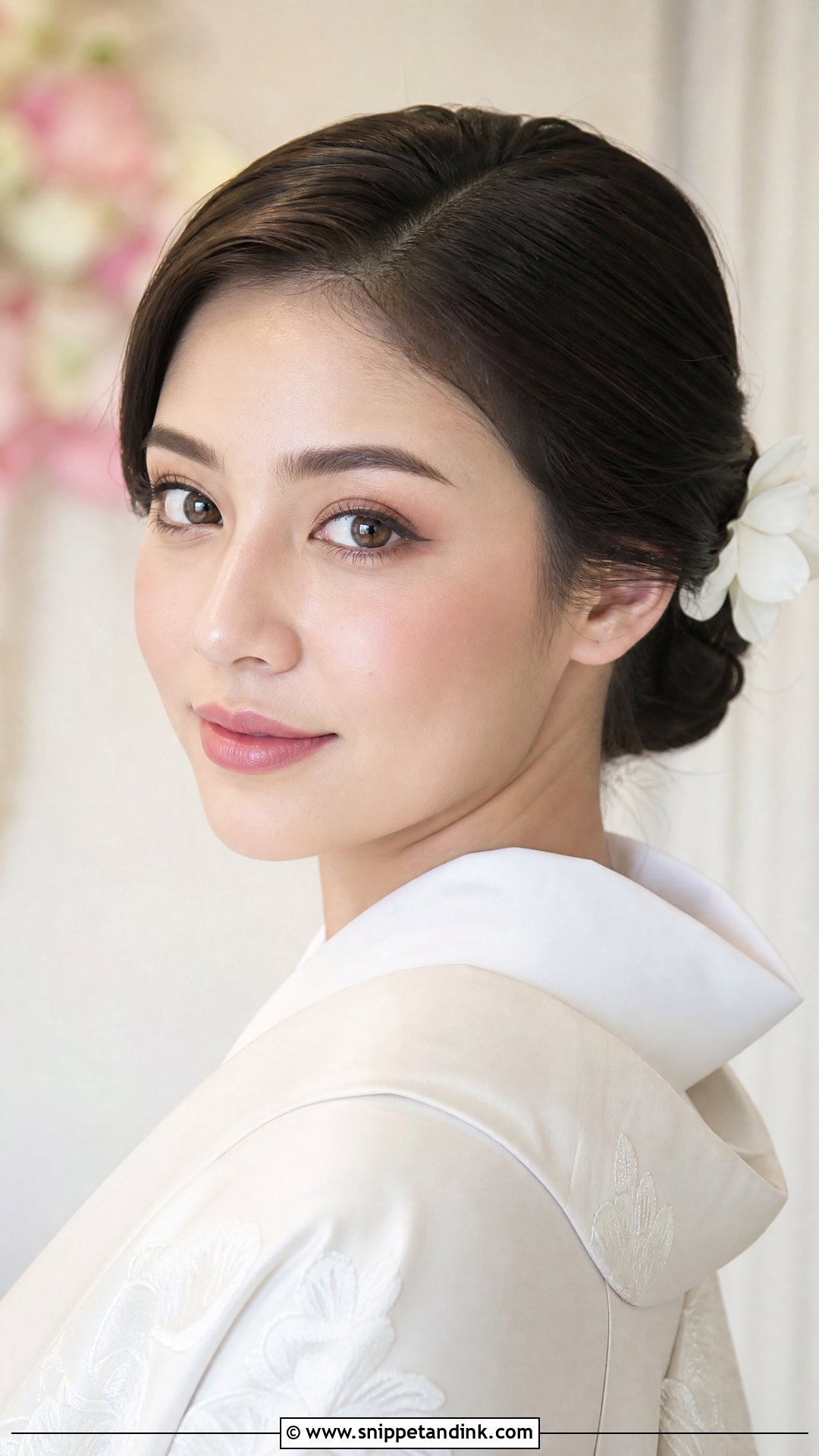 Japanese Natural Bridal Makeup - Snippet and Ink - 20 Natural Asian Bridal Makeup Ideas