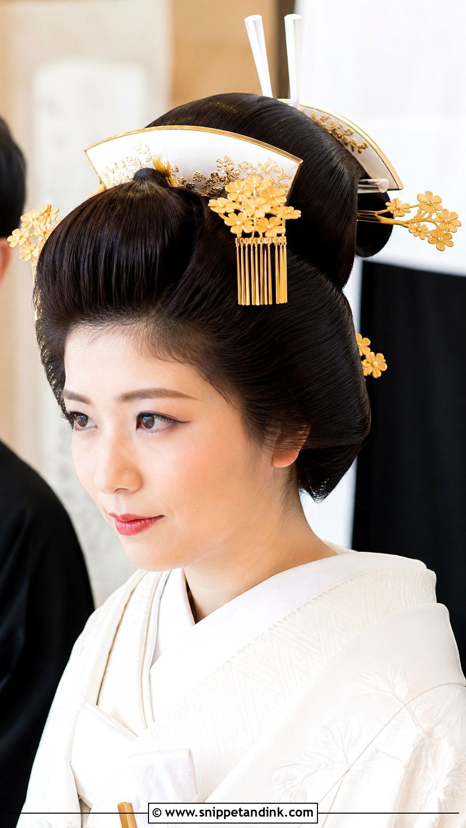 Japanese Wedding Bunkin Takashimada - Snippet and Ink - 15 Japanese Wedding Hairstyle Ideas