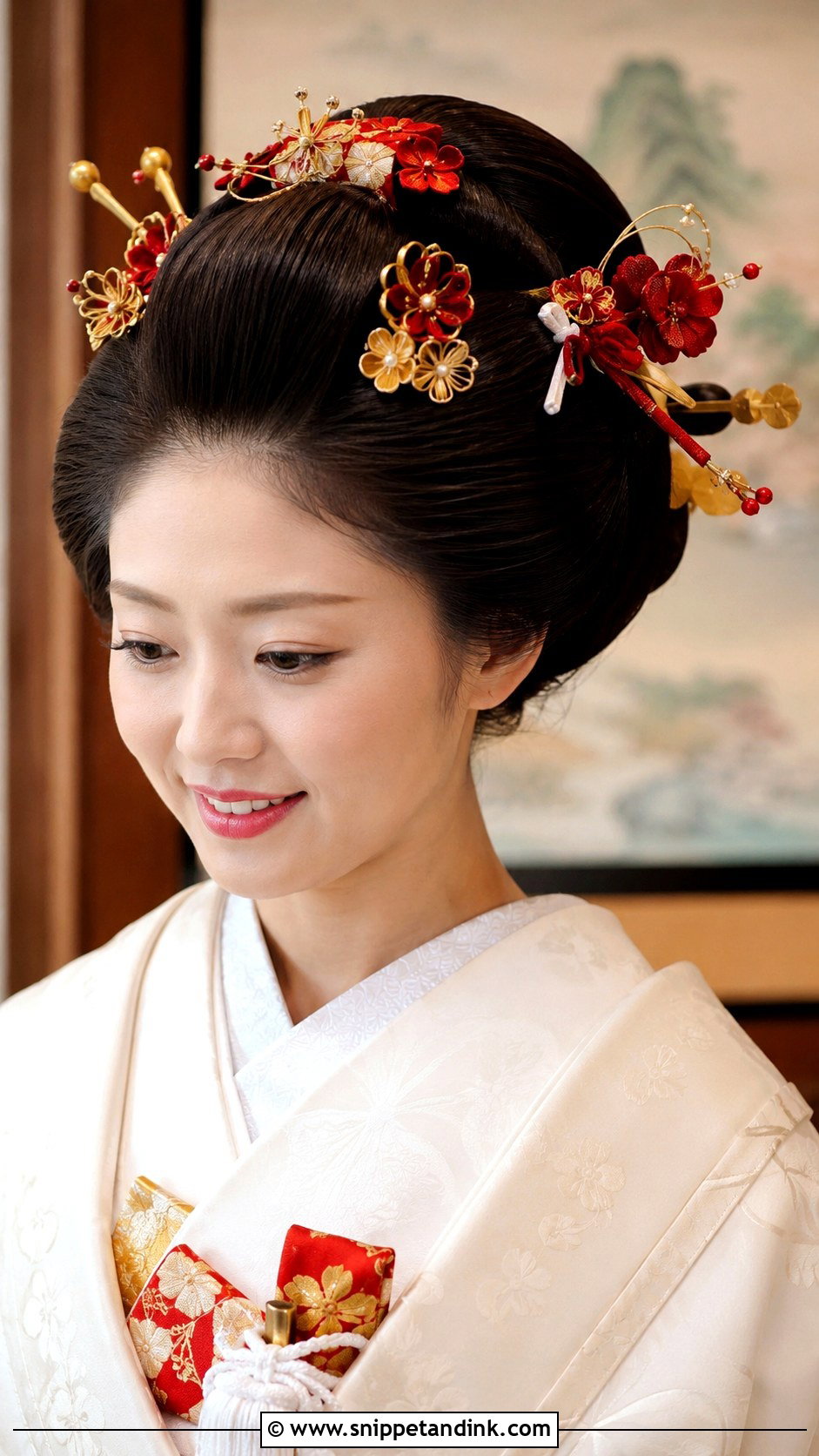 Japanese Wedding Nihongami Hairstyle - Snippet and Ink - 15 Japanese Wedding Hairstyle Ideas