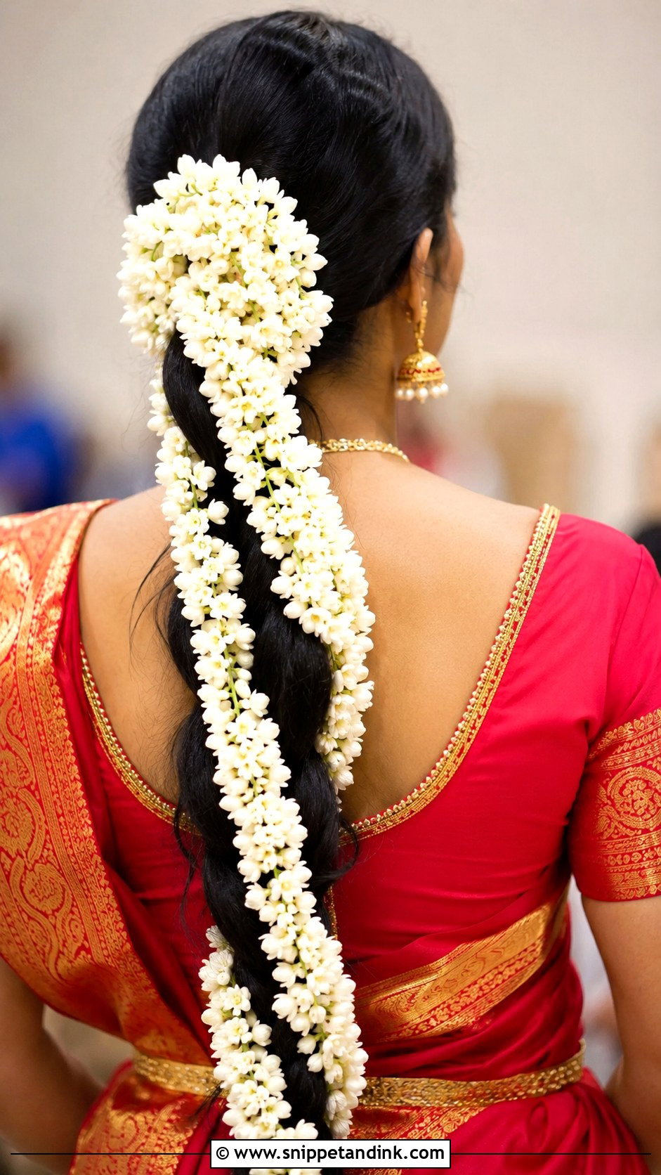 Jasmine Flower Veni - Snippet and Ink - 25 Jasmine Flower Hairstyle Ideas