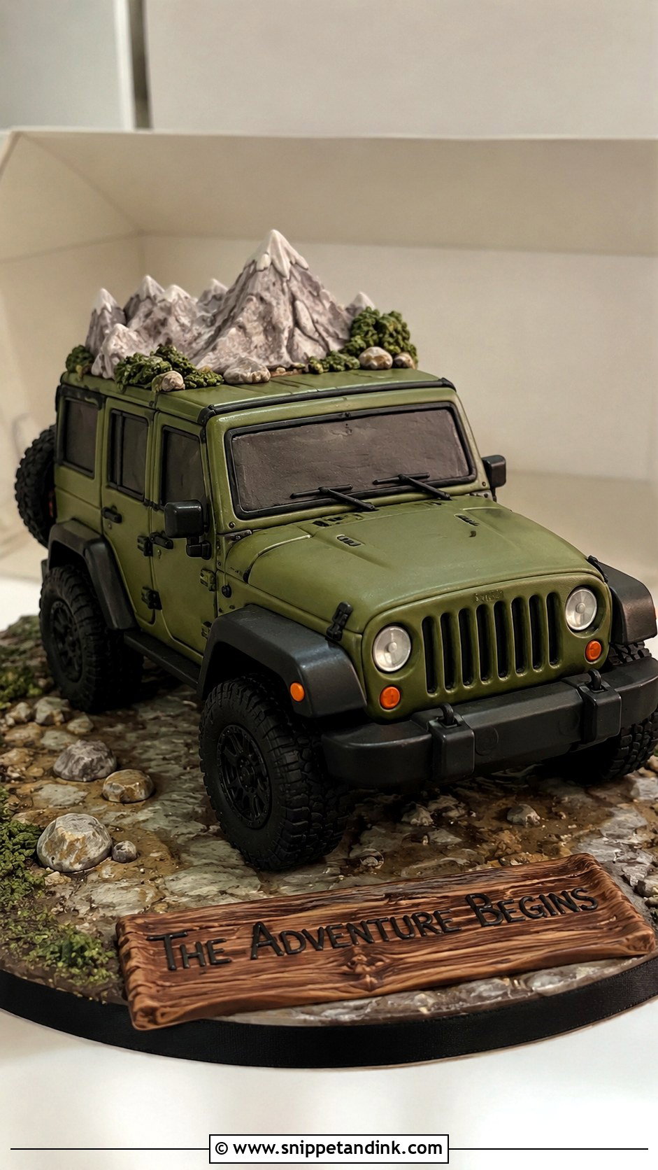 Jeep Grooms Cake - Snippet and Ink - 20 Grooms Car Cake Ideas