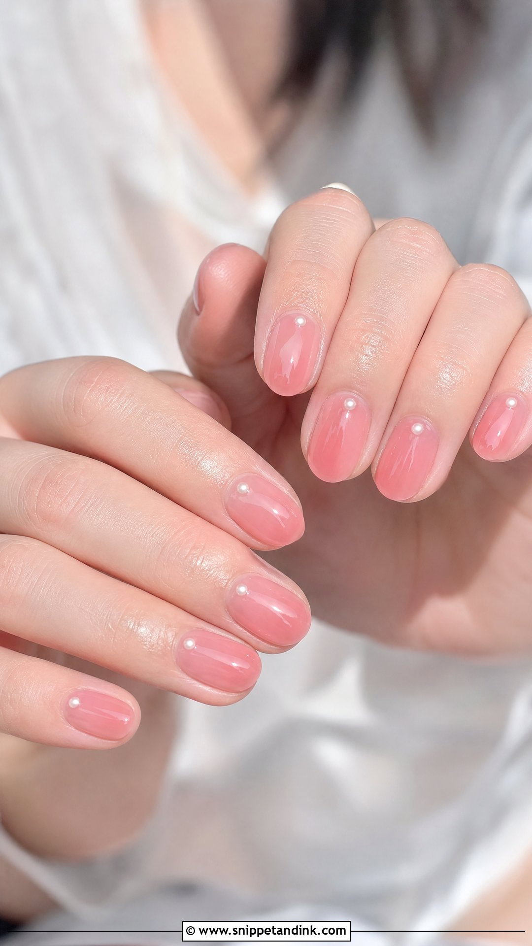 Jelly Pink Summer Wedding Nails - Snippet and Ink - 25 Summer Wedding Nails