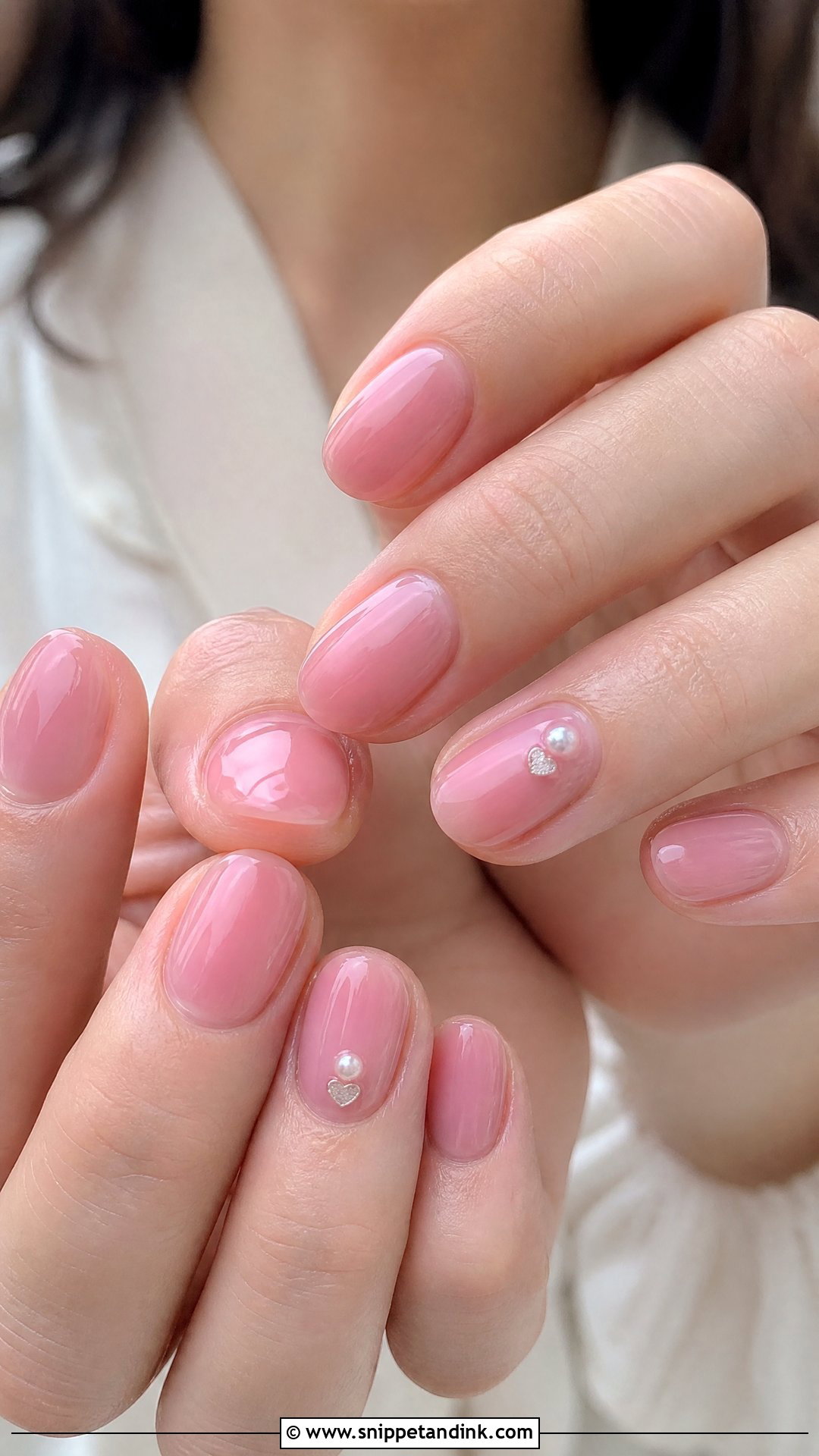 Jelly Pink Wedding Nails - Snippet and Ink - 25 Fun Wedding Nails
