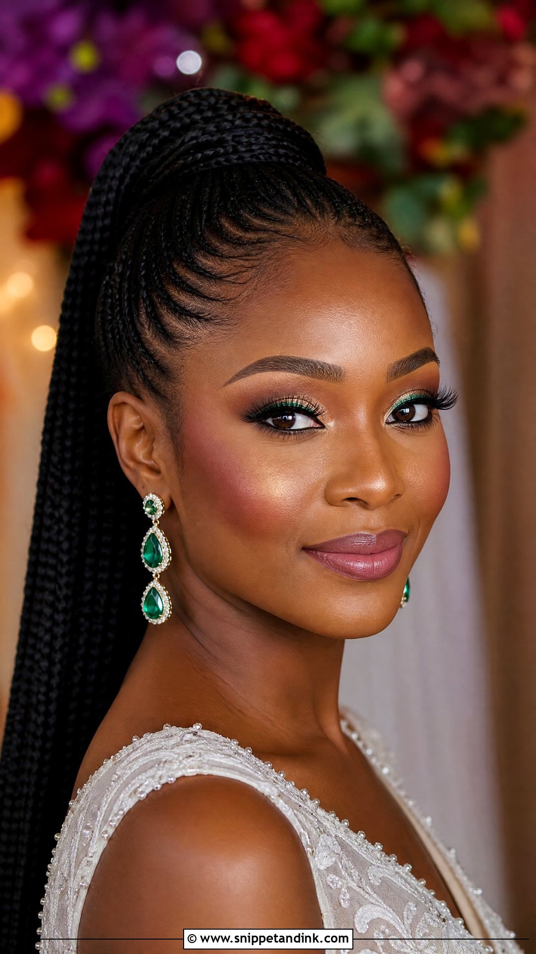 Jewel Tone Wedding Makeup For Black Women - Snippet and Ink - 25 Wedding Makeup Black Women