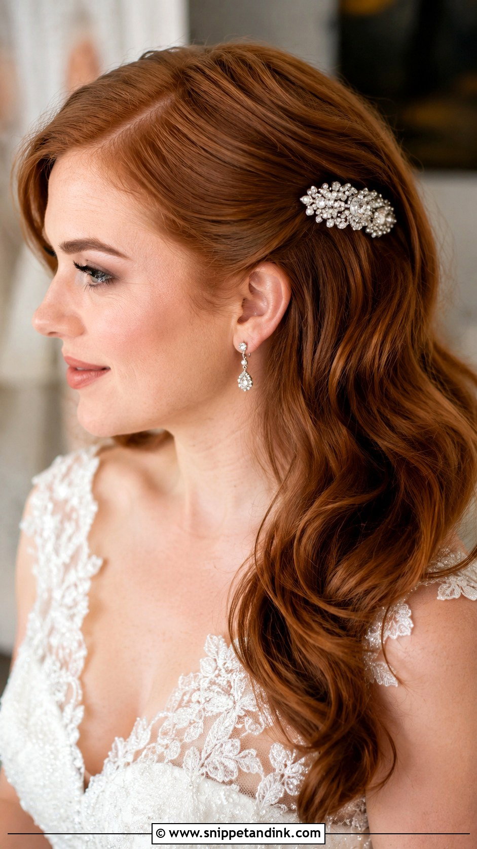 Jeweled Barrette - Snippet and Ink - 25 Bridal Hair Pieces