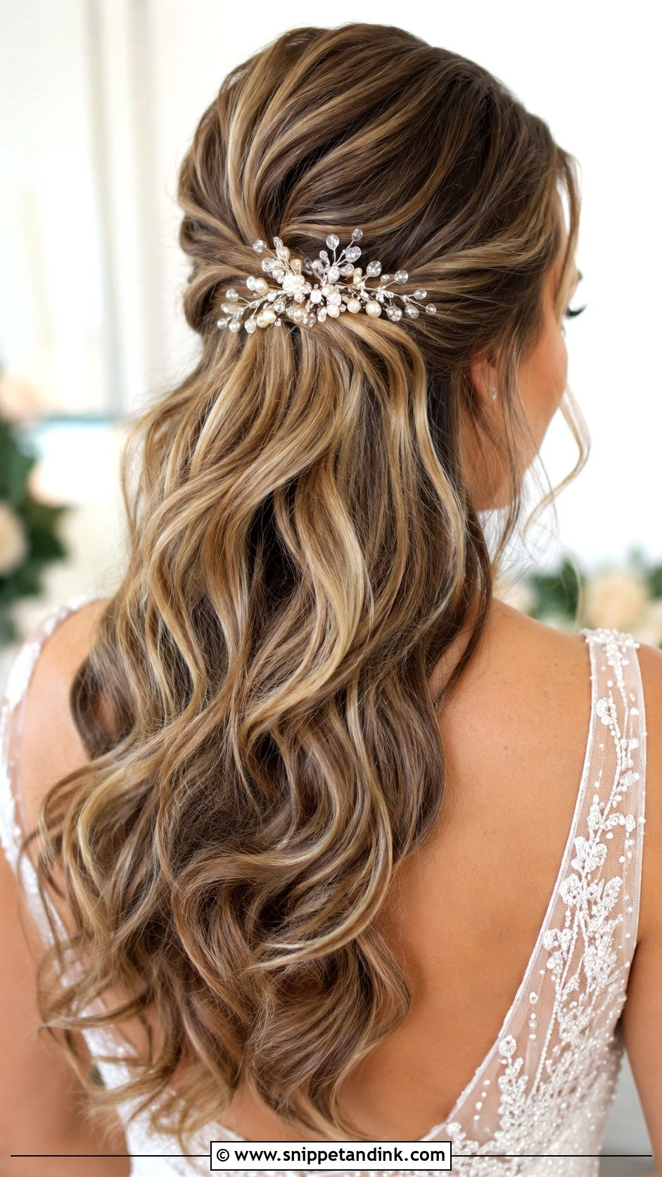 Jeweled Hair Comb - Snippet and Ink - 30 Wedding Hair Accessories