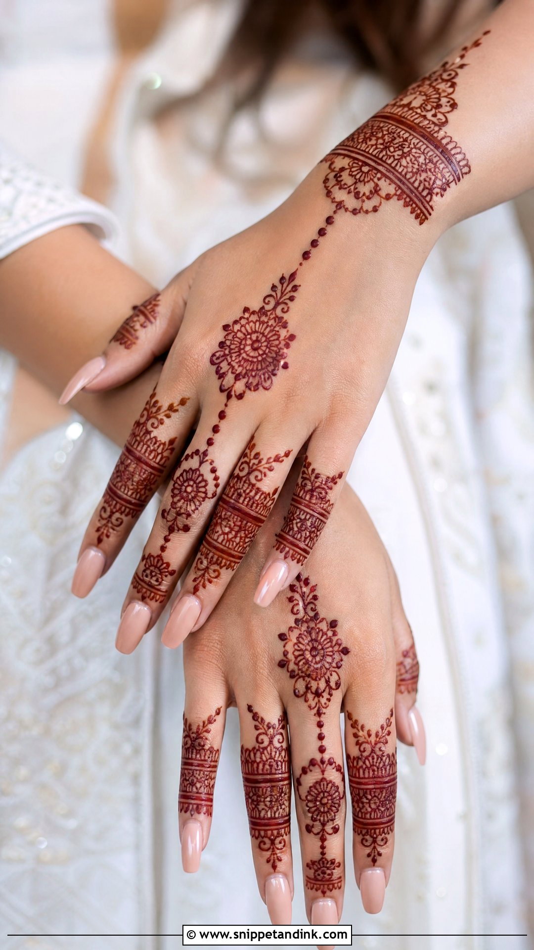 Jewellery Engagement Mehndi Design - Snippet and Ink - 30 Mehndi Designs for Engagement Brides