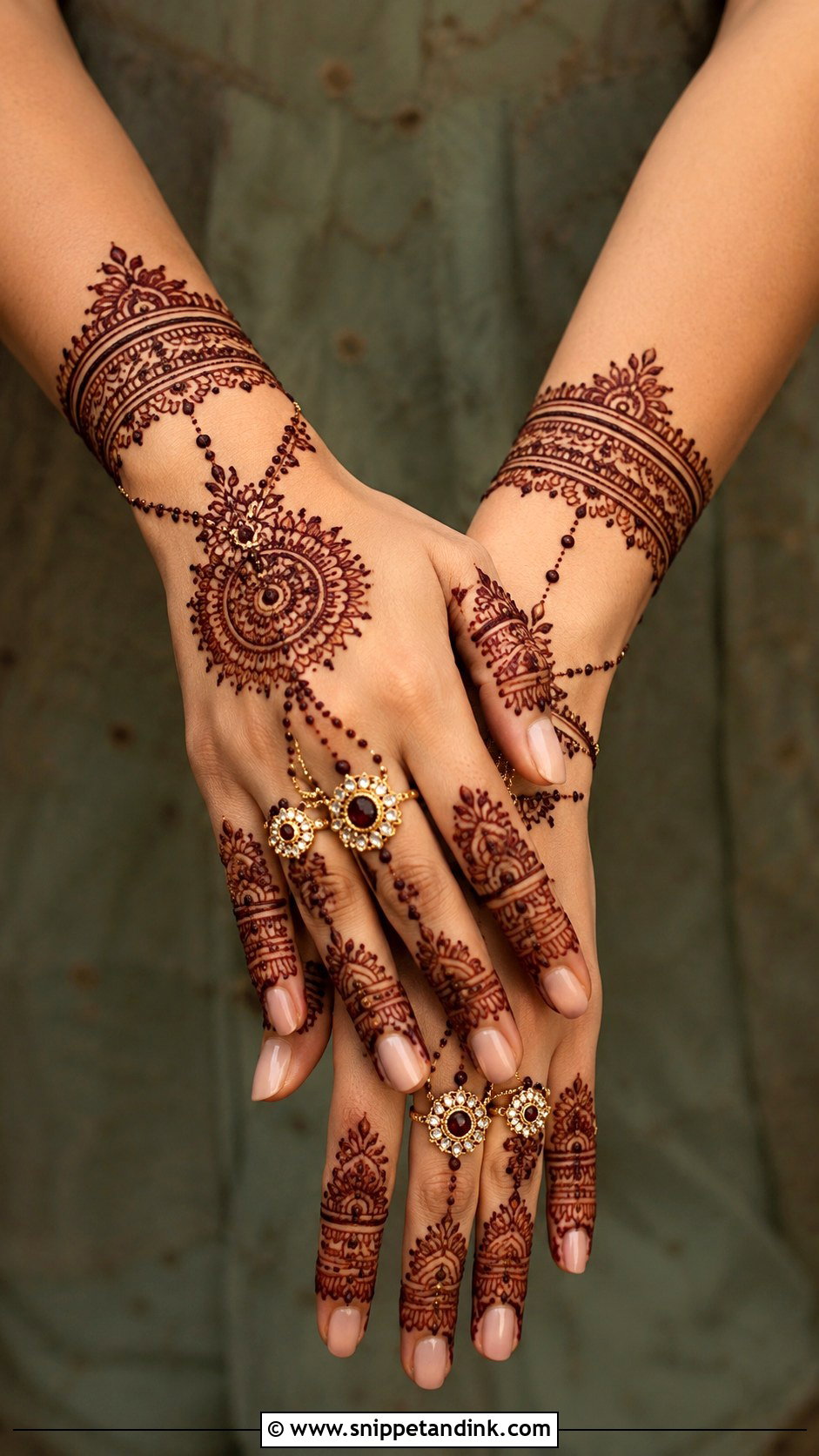Jewelry Bridal Mehndi Back Hand - Snippet and Ink - 30 Bridal Mehndi Designs Back Hands Brides