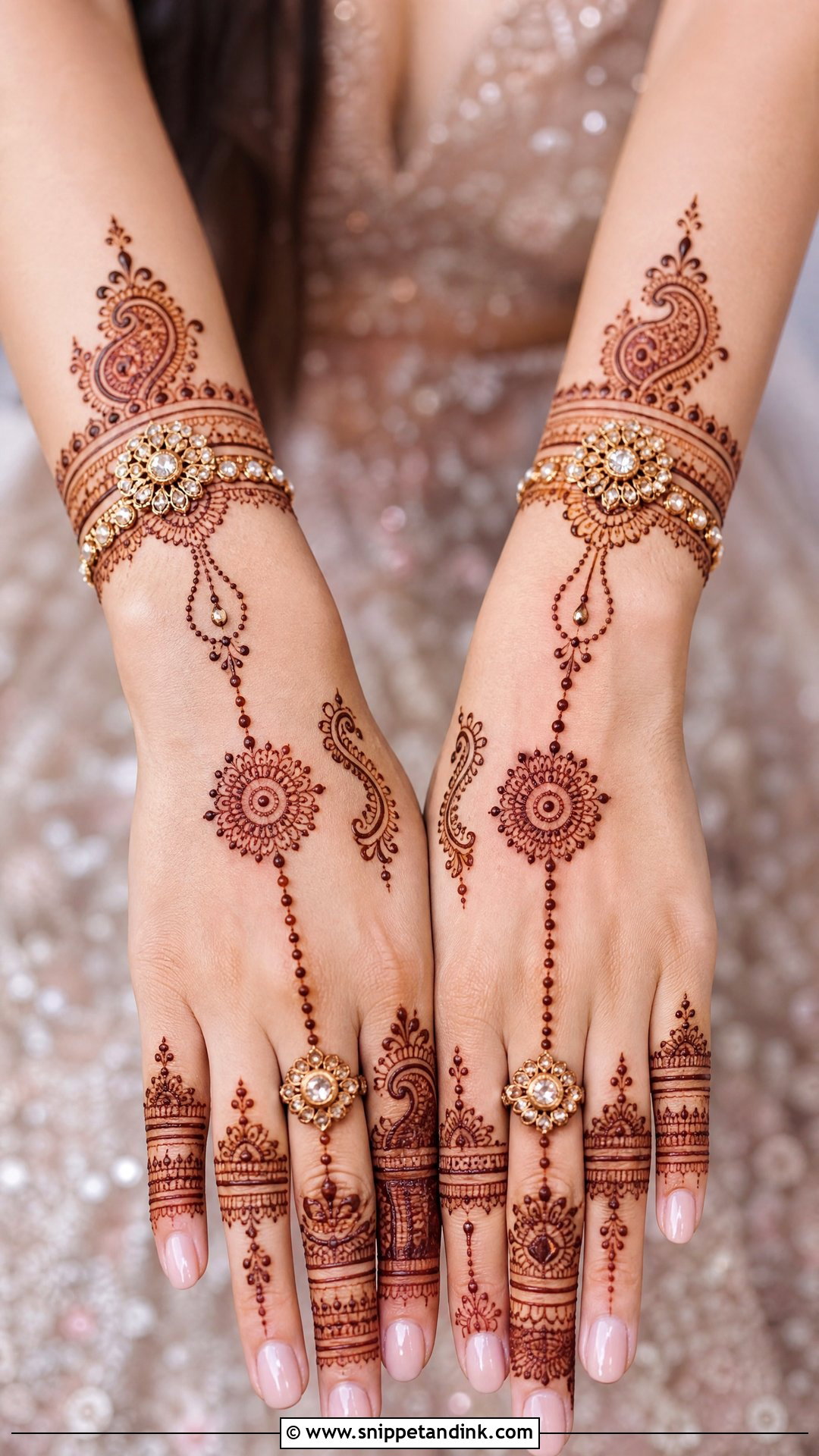 Jewelry Bridal Mehndi Design - Snippet and Ink - 30 Indian Bridal Mehndi Designs
