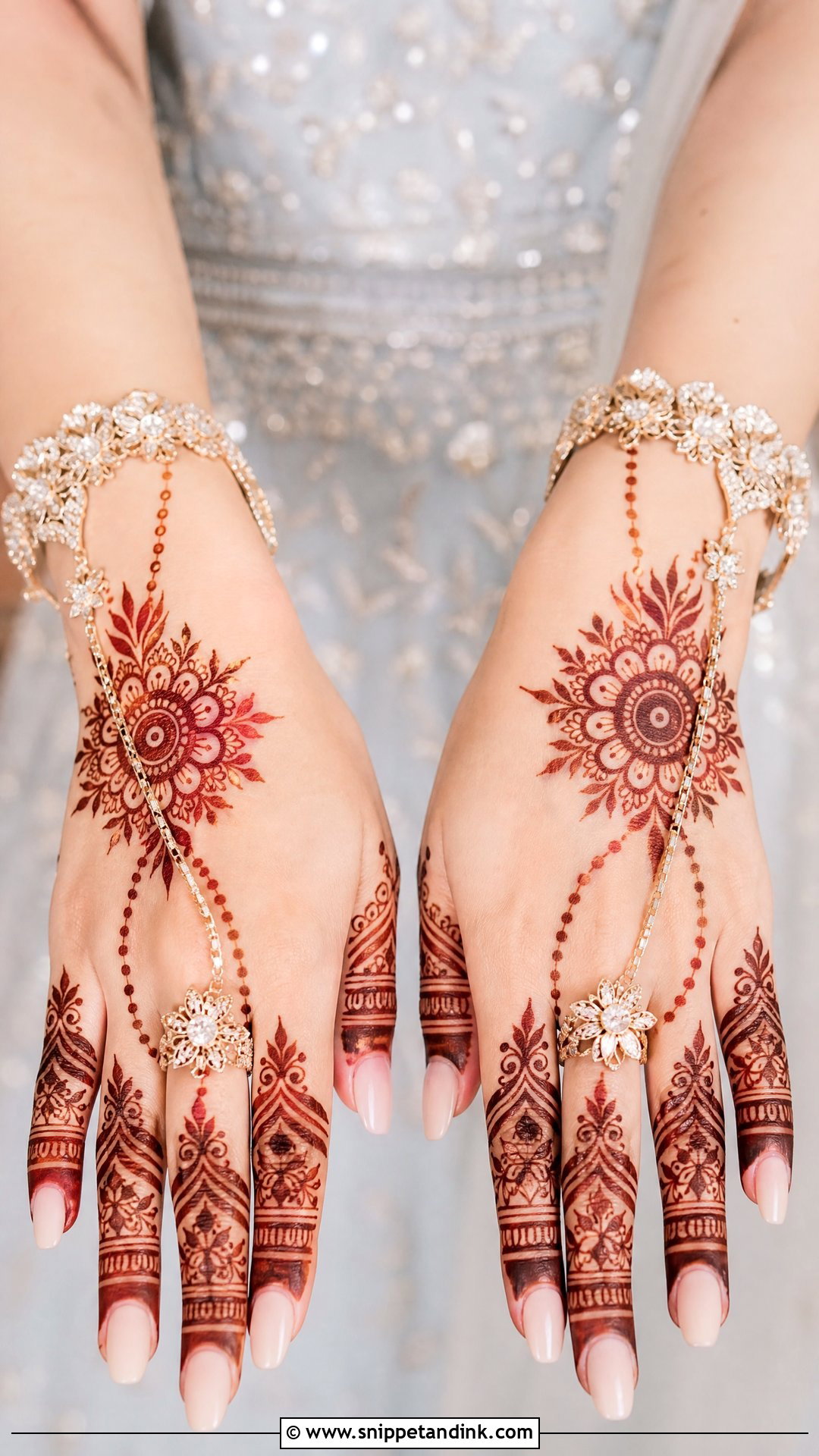 Jewelry Bridal Mehndi Design - Snippet and Ink - 30 Mehndi Design for Bride Ideas