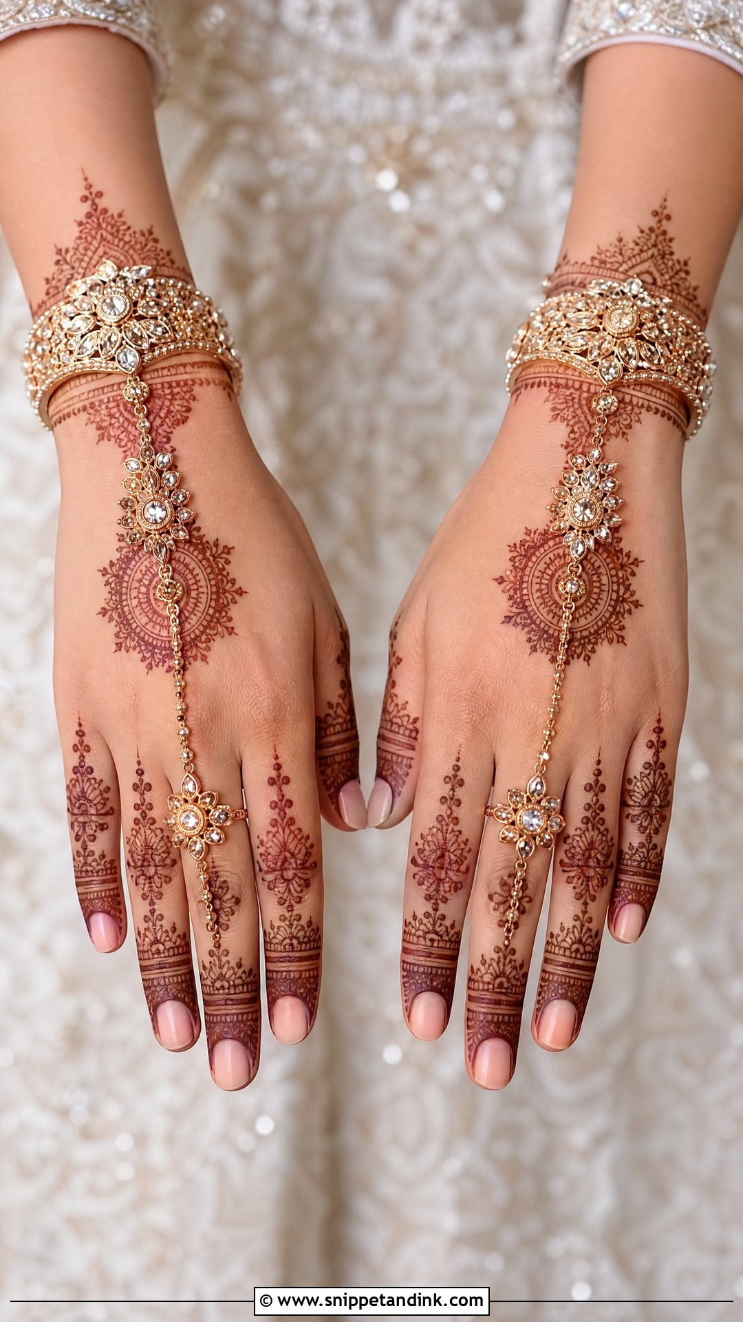 Jewelry Bridal Mehndi Design - Snippet and Ink - 20 Indian Wedding Mehndi Designs