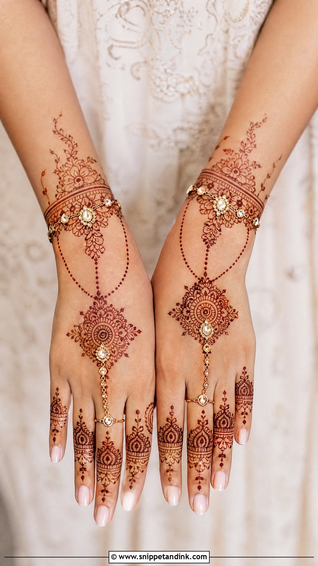 Jewelry Bridal Mehndi Design - Snippet and Ink - 20 Beautiful Bridal Mehndi Designs