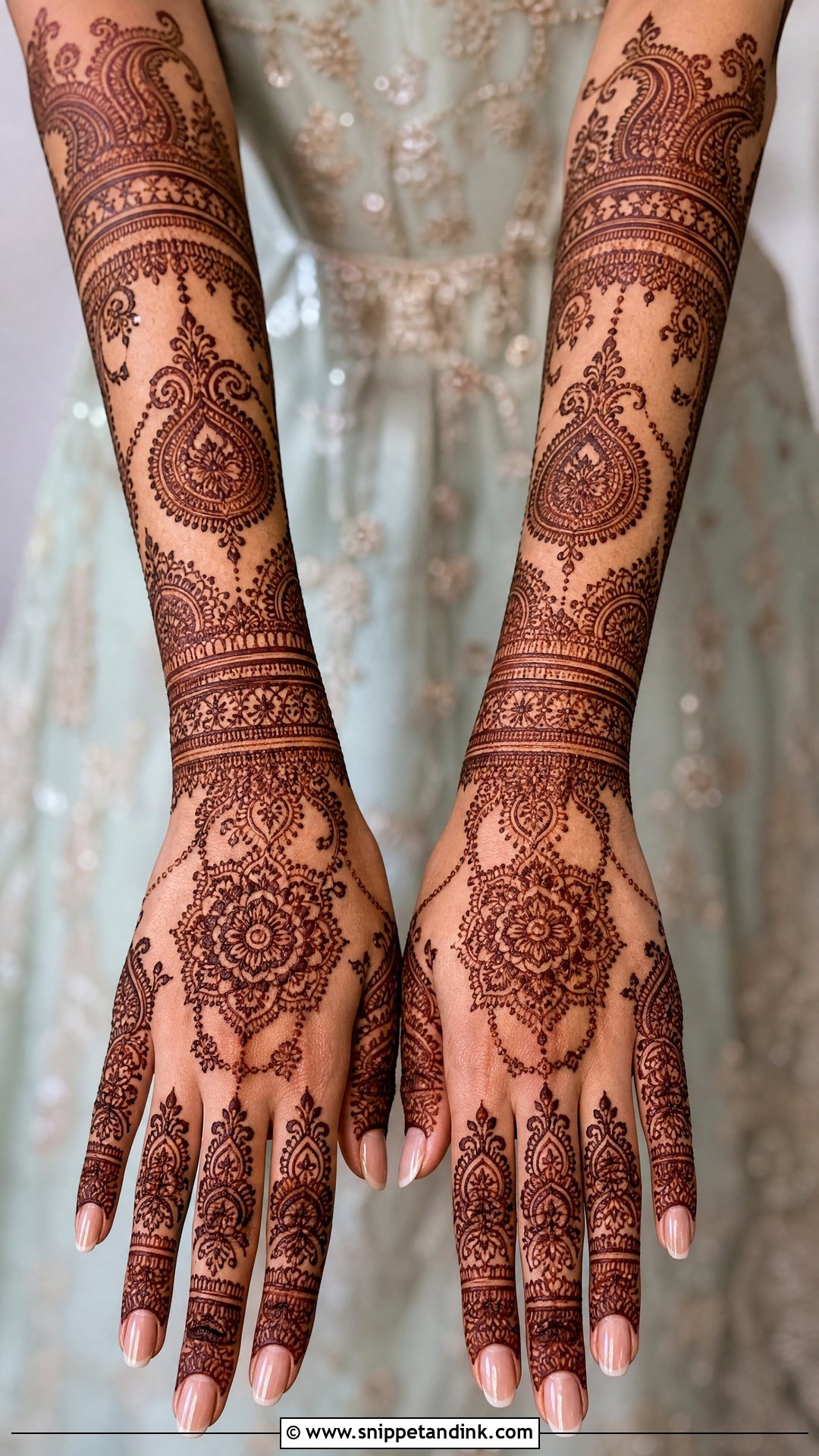 Jewelry Bridal Mehndi Full Hand - Snippet and Ink - 20 Bridal Mehndi Full Hand Henna Designs