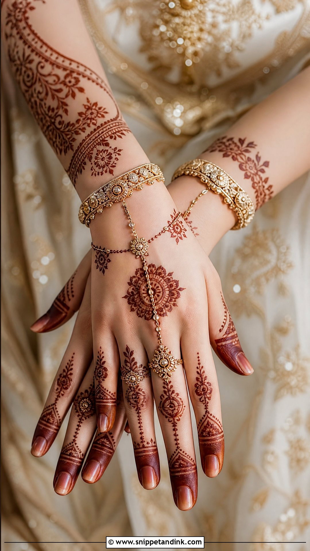 Jewelry Bridal Mehndi - Snippet and Ink - 25 Bridal Mehndi Mehendi Designs for Bride