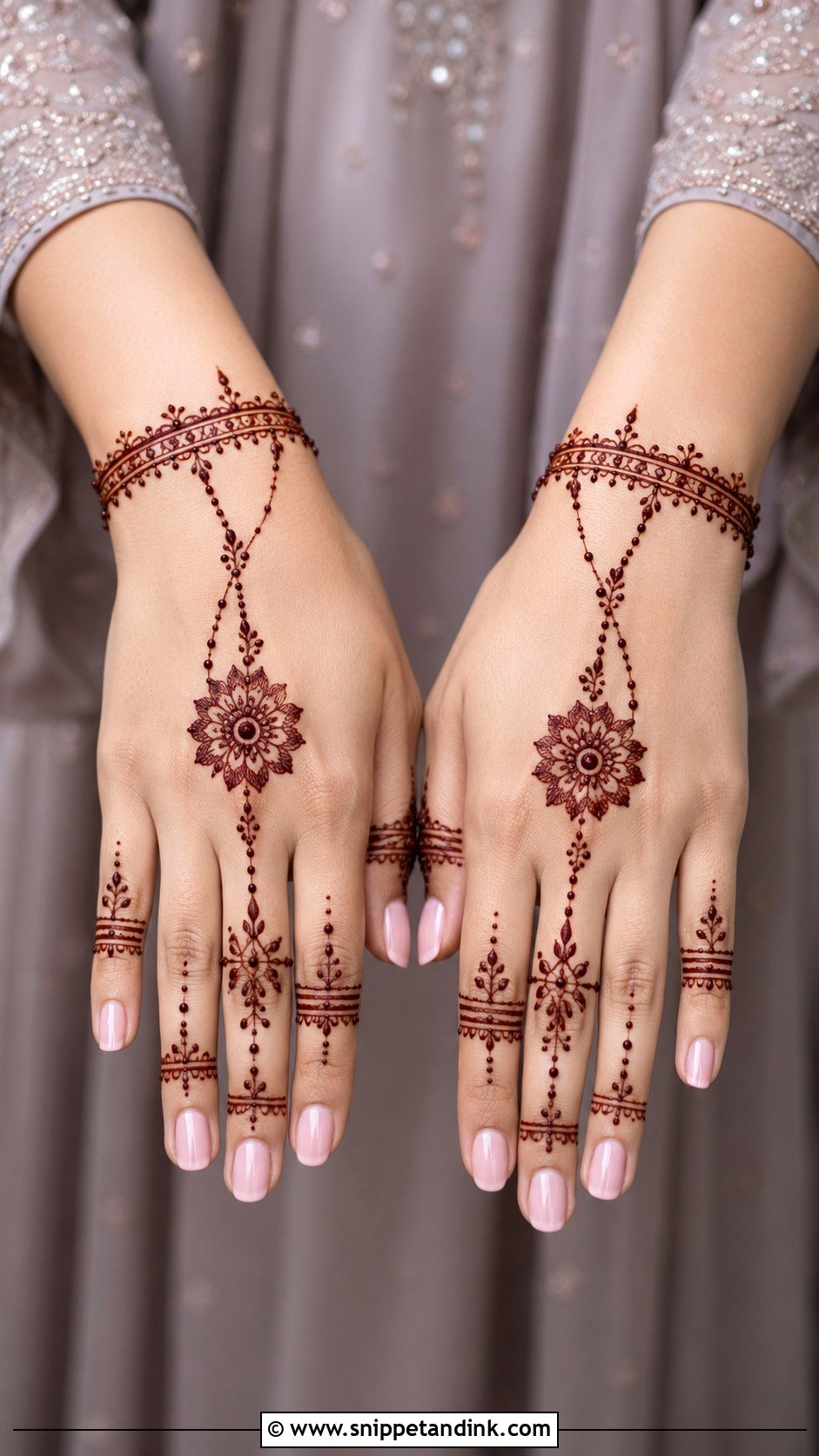 Jewelry Engagement Mehndi Design - Snippet and Ink - 35 Engagement Mehndi Designs