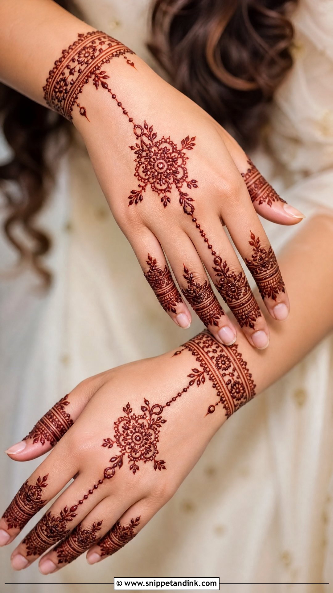Jewelry Engagement Mehndi Design - Snippet and Ink - 20 Engagement Bride Mehndi Designs