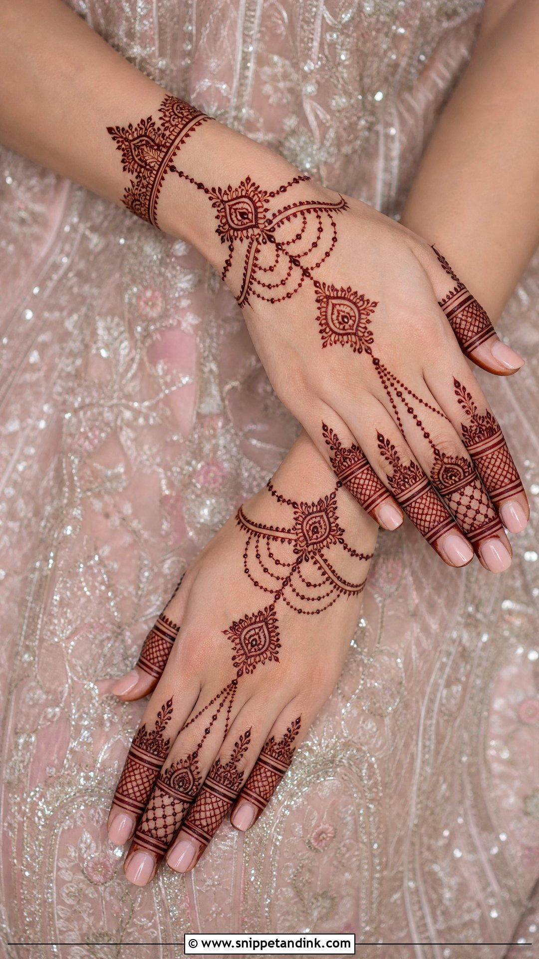 Jewelry Finger Bridal Mehndi Design - Snippet and Ink - 20 Bridal Finger Mehndi Designs
