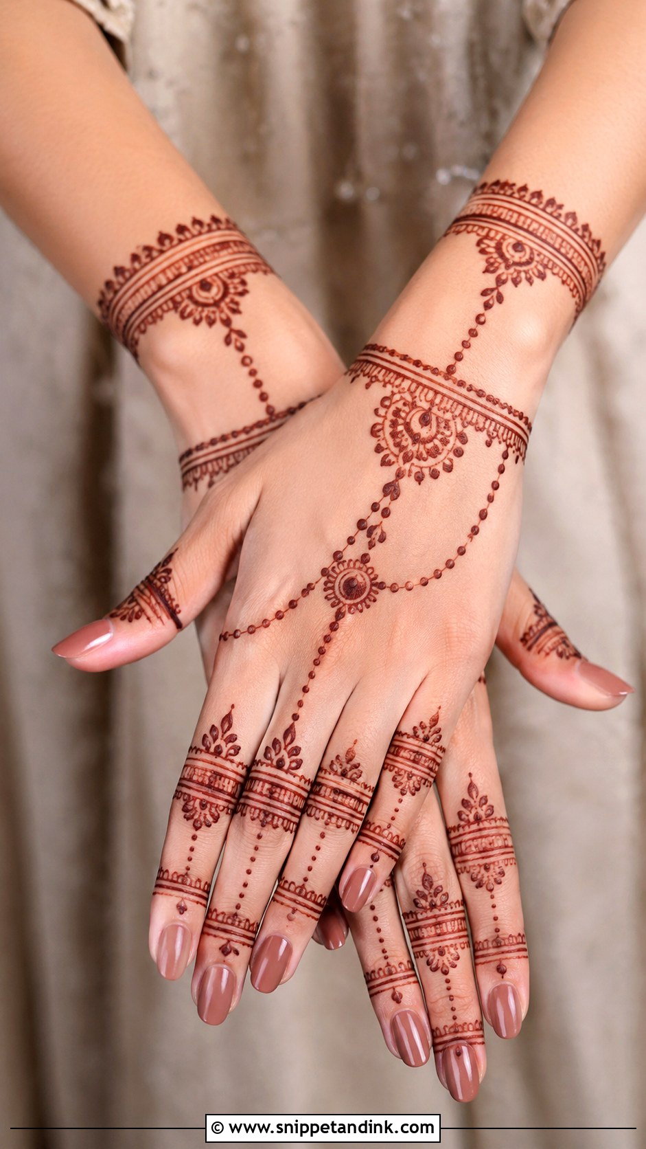 Jewelry Finger Mehndi Design - Snippet and Ink - 35 Unique Fingers Mehndi Designs