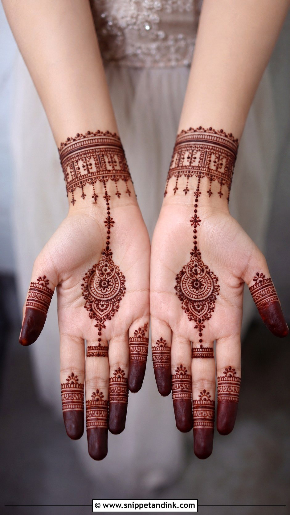 Jewelry Front Hand Mehndi Design - Snippet and Ink - 35 Beautiful Front Hand Mehndi Design Ideas