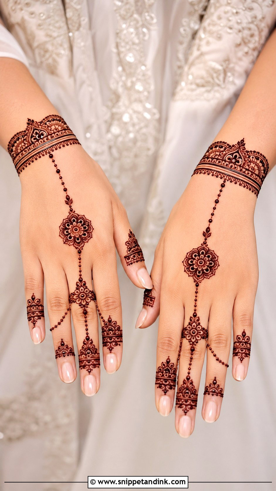 Jewelry Mehndi Design - Snippet and Ink - 30 Cool Mehndi Designs