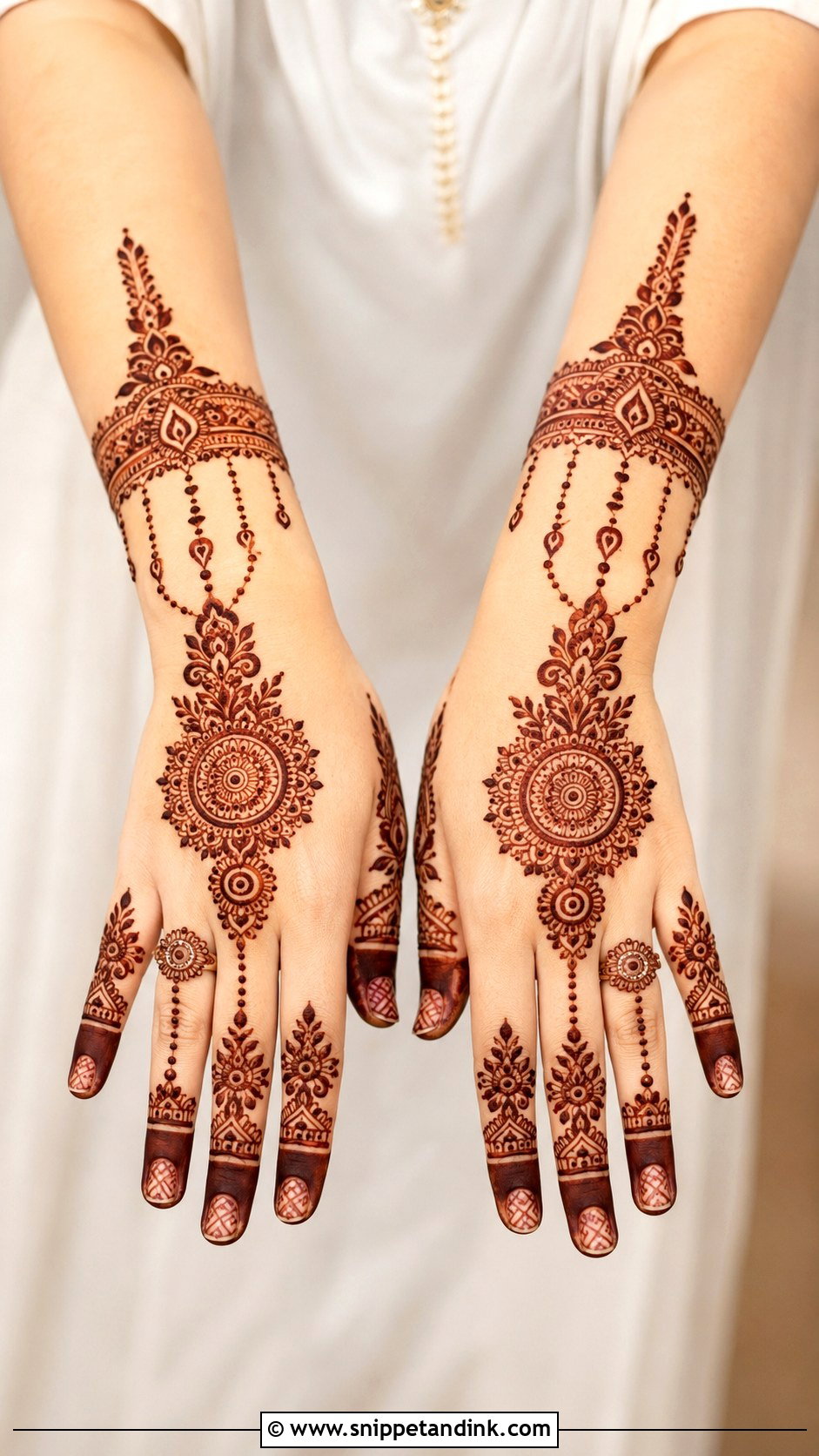 Jewelry Mehndi Design - Snippet and Ink - 35 Henna (Mehndi) Design Ideas