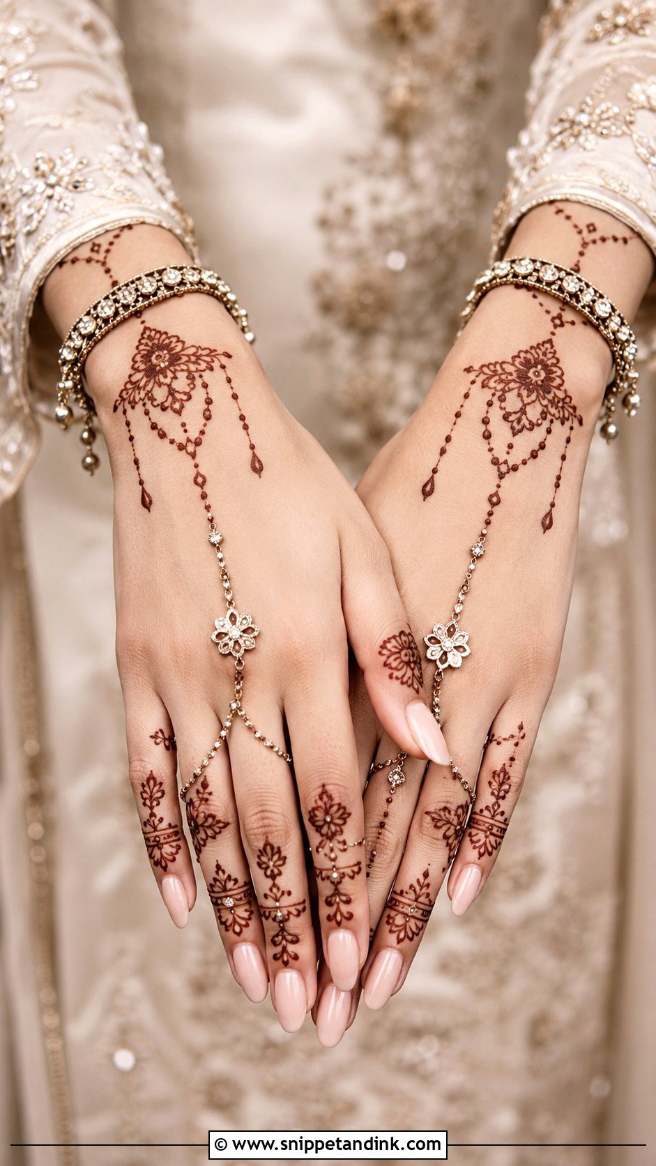Jewelry Mehndi Design For Back Hand - Snippet and Ink - 35 New Mehndi Designs