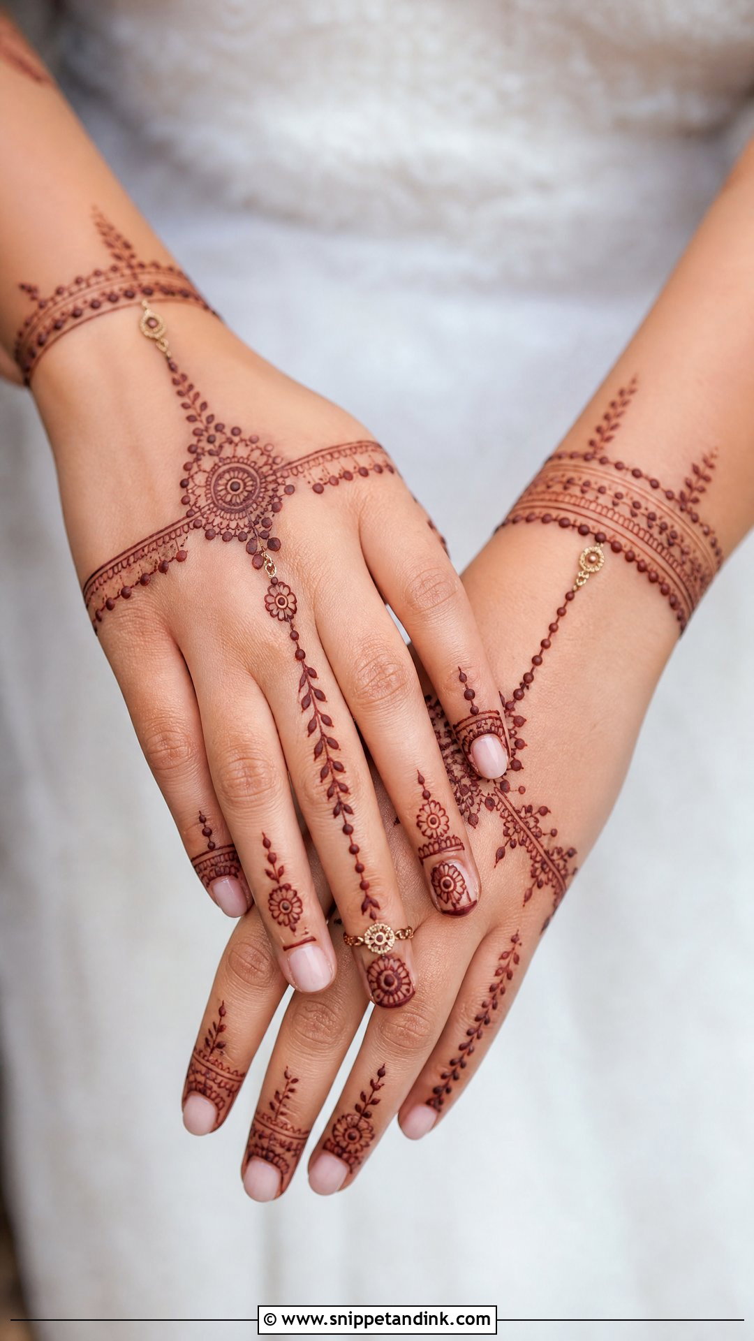 Jewelry Sister Wedding Mehndi Design - Snippet and Ink - 20 Sister Wedding Mehndi Designs