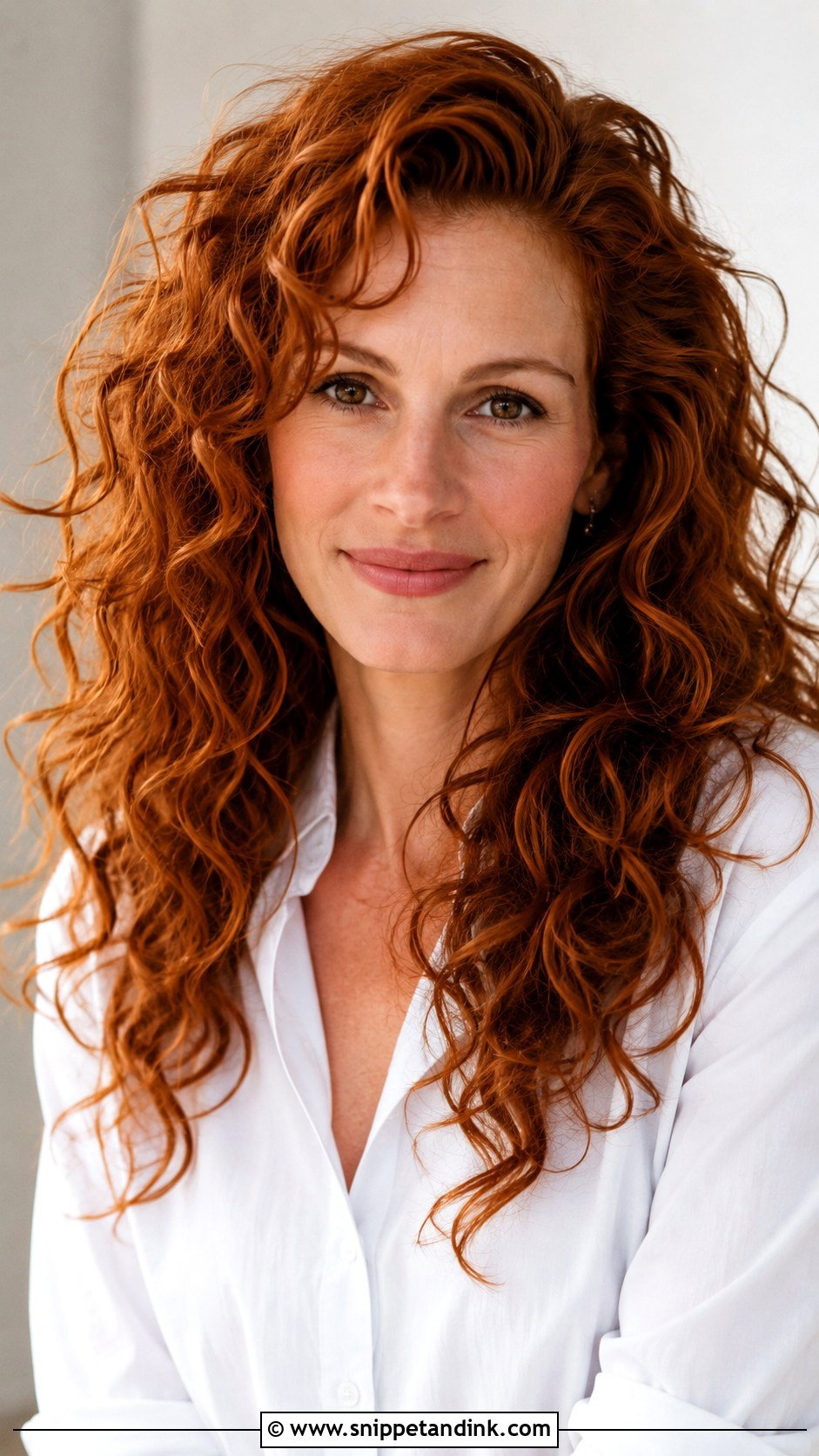 Julia Roberts Face Framing Curls - Snippet and Ink - 15 Julia Roberts My Best Friends Wedding Hair Ideas