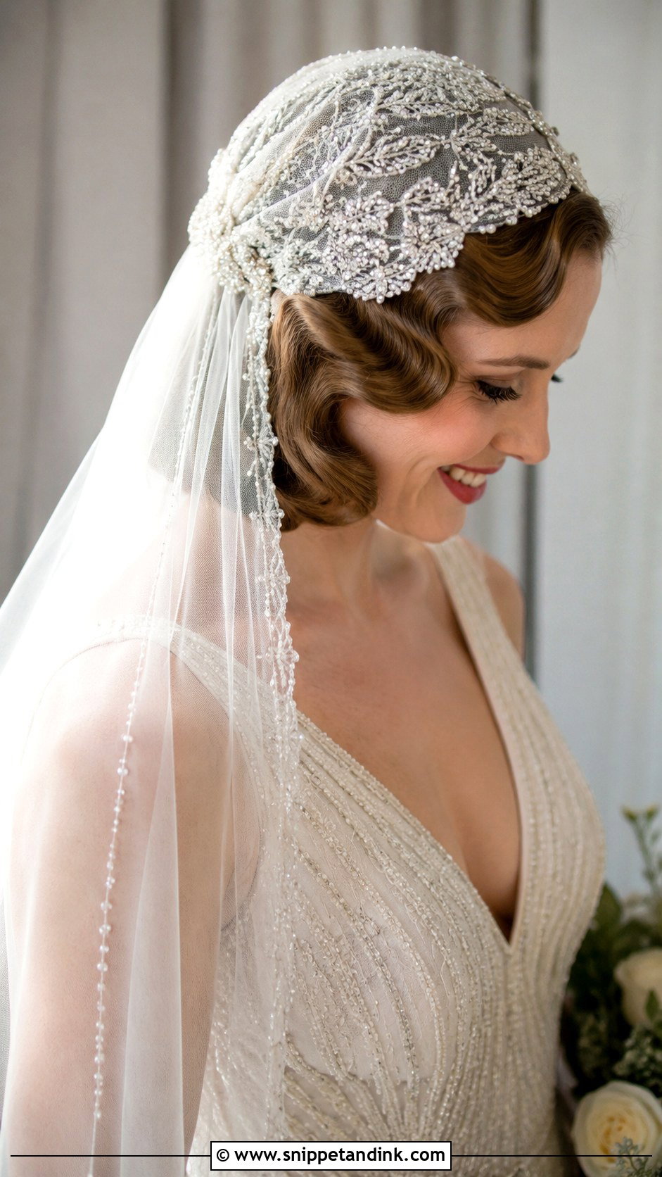 Juliet Cap Veil - Snippet and Ink - 25 Bride Hair Accessories