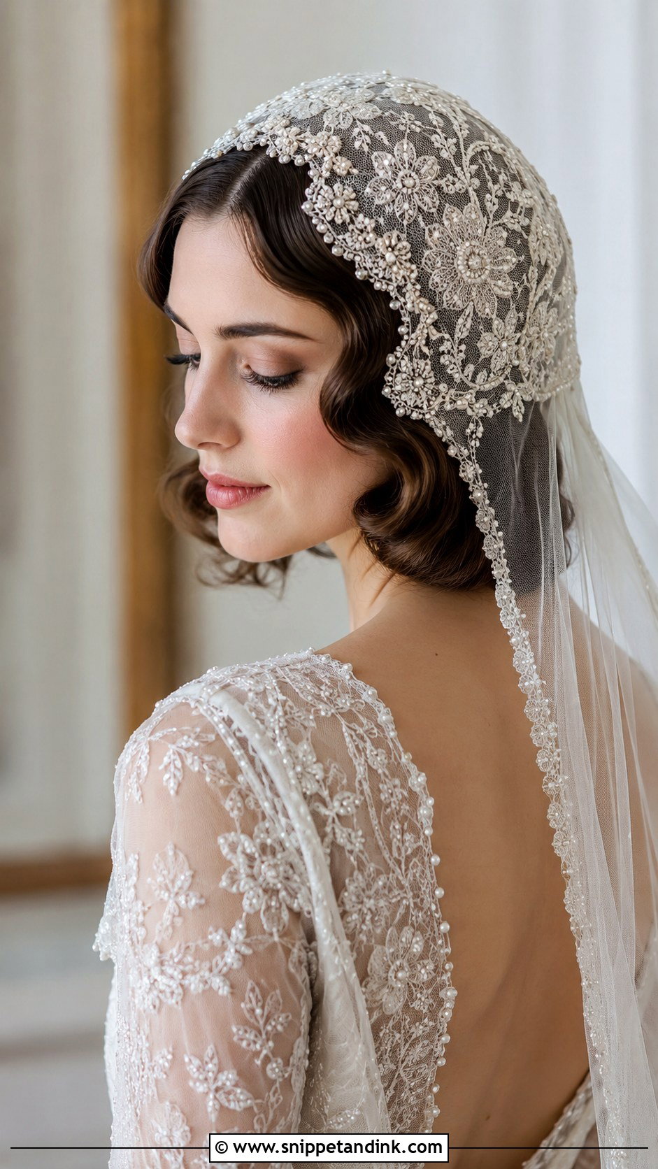 Juliet Cap Veil - Snippet and Ink - 25 Hair Accessories for Bride