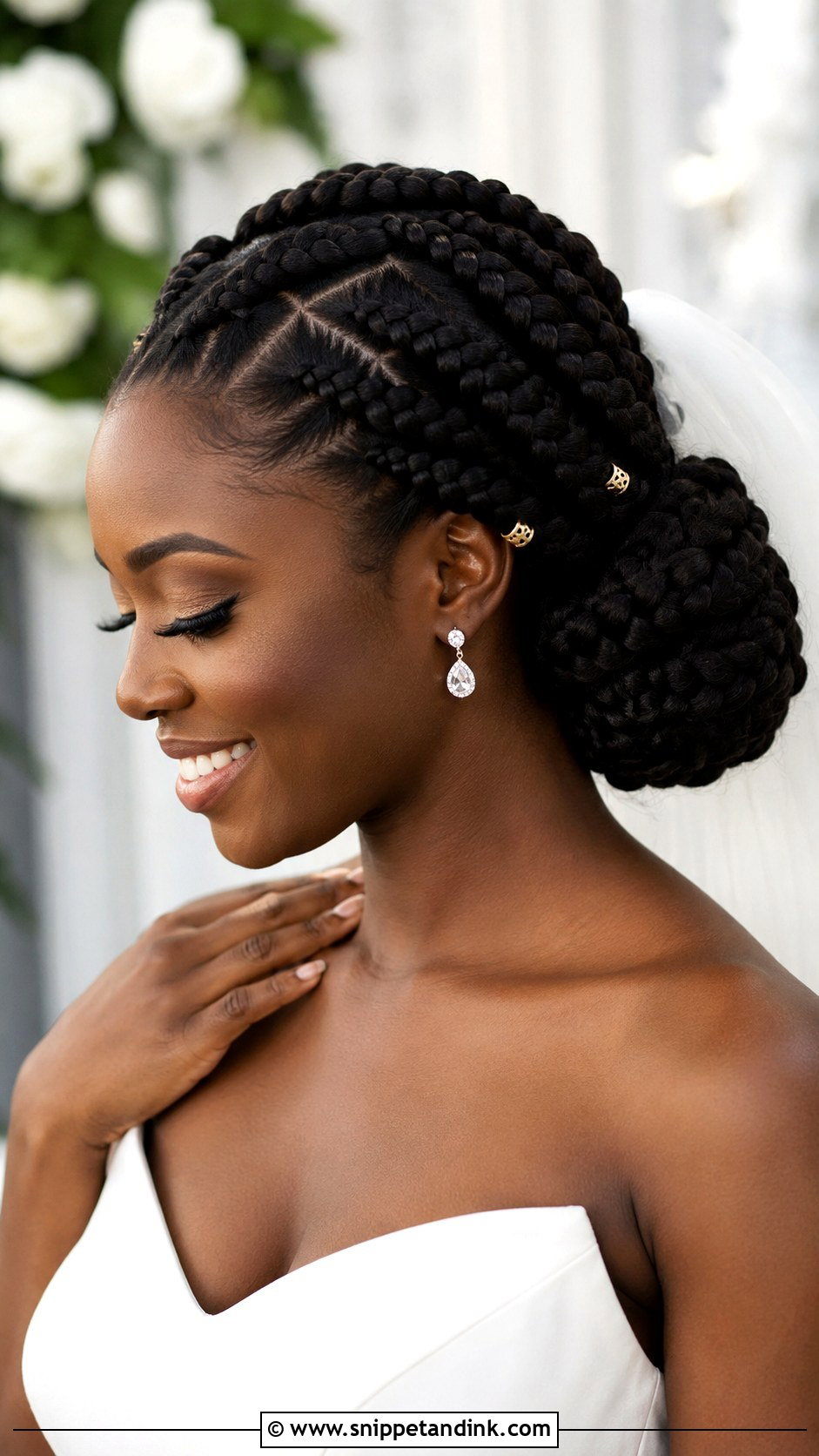 Jumbo Box Braids Wedding - Snippet and Ink - 15 Wedding Box Braids