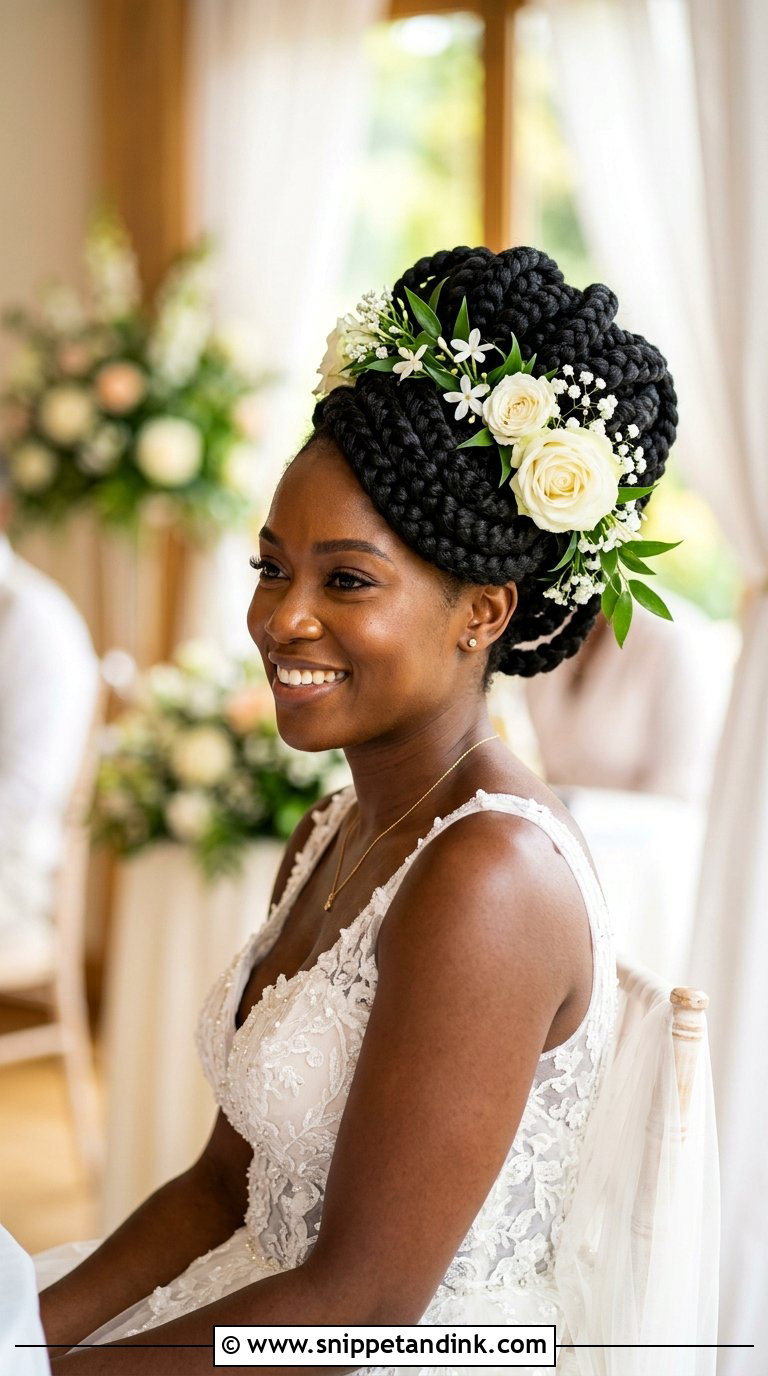 Jumbo Braids for Wedding Day - Snippet and Ink - 20 Braids for Wedding Hair Black Women