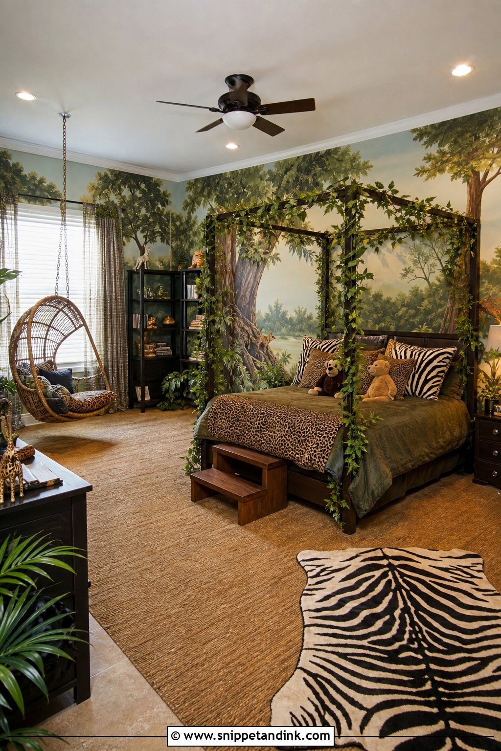 Jungle Book Safari - Snippet and Ink - 25 Disney Bedroom Ideas for Magical Spaces