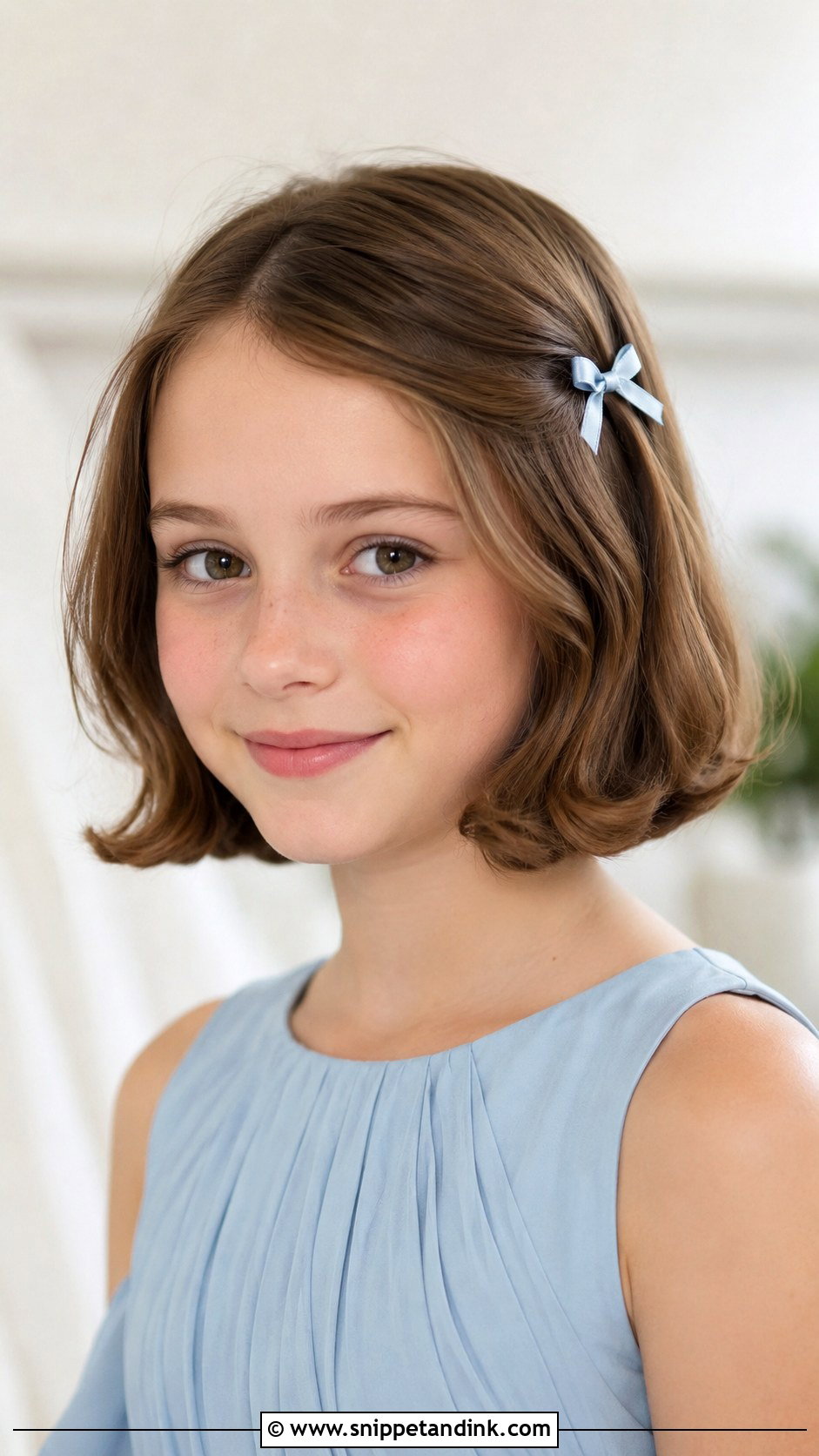 Junior Bridesmaid Bob Hairstyle - Snippet and Ink - 25 Junior Bridesmaid Hairstyles