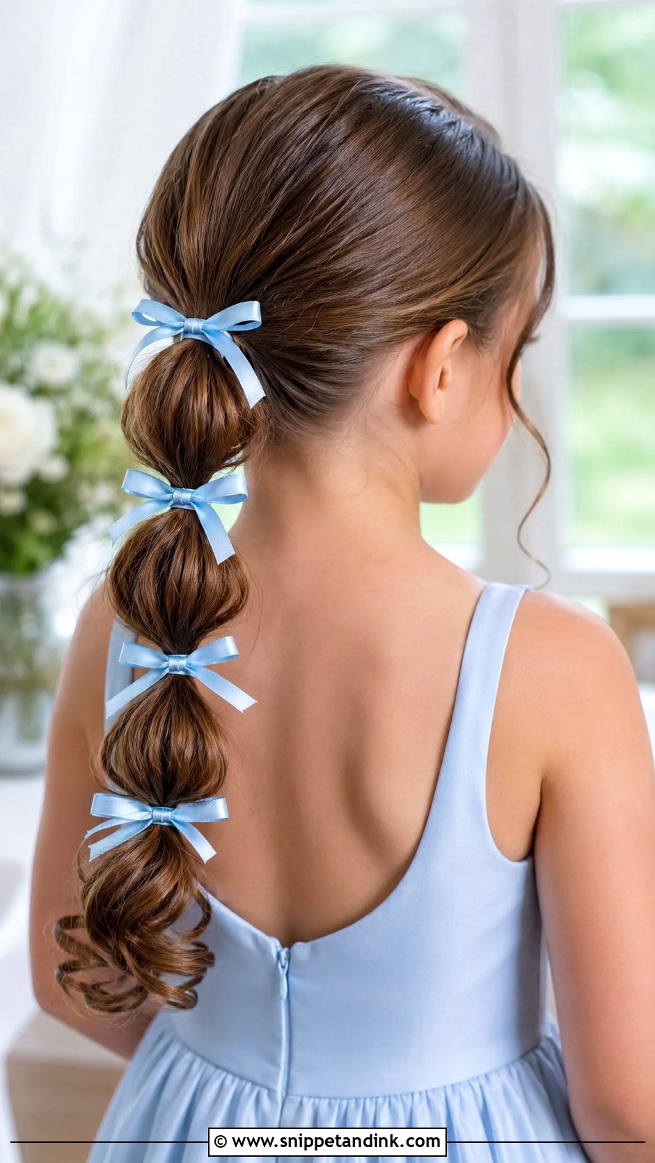 Junior Bridesmaid Bubble Ponytail - Snippet and Ink - 25 Junior Bridesmaid Hair Ideas