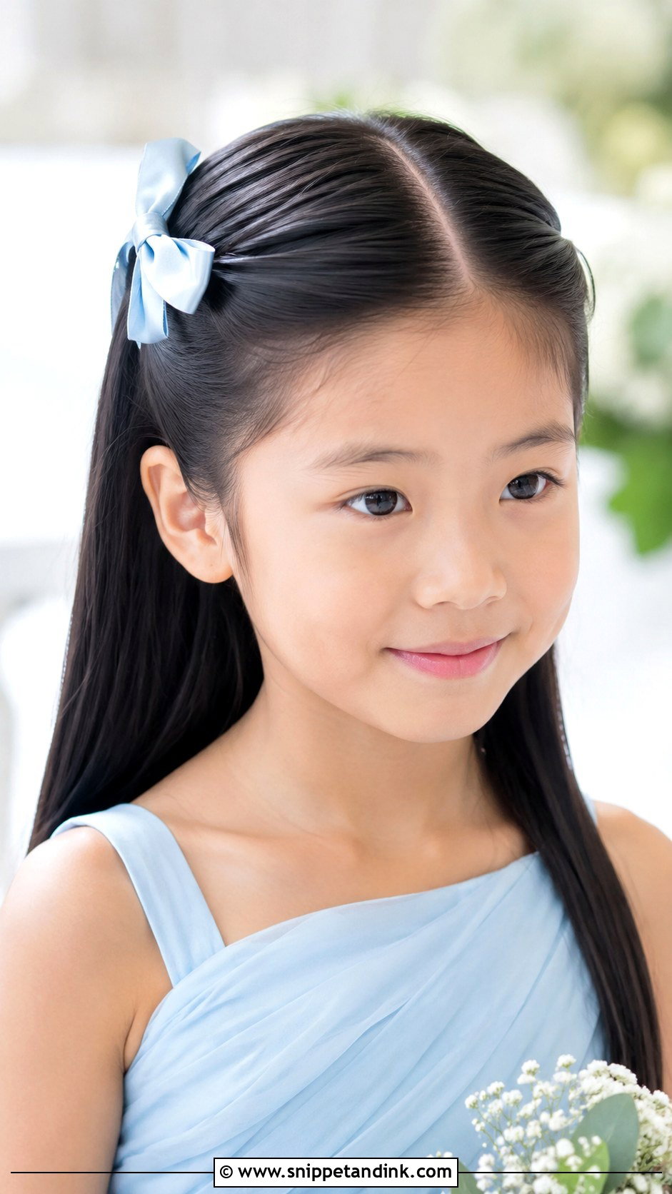 Junior Bridesmaid Straight Hair - Snippet and Ink - 25 Junior Bridesmaid Hair Ideas