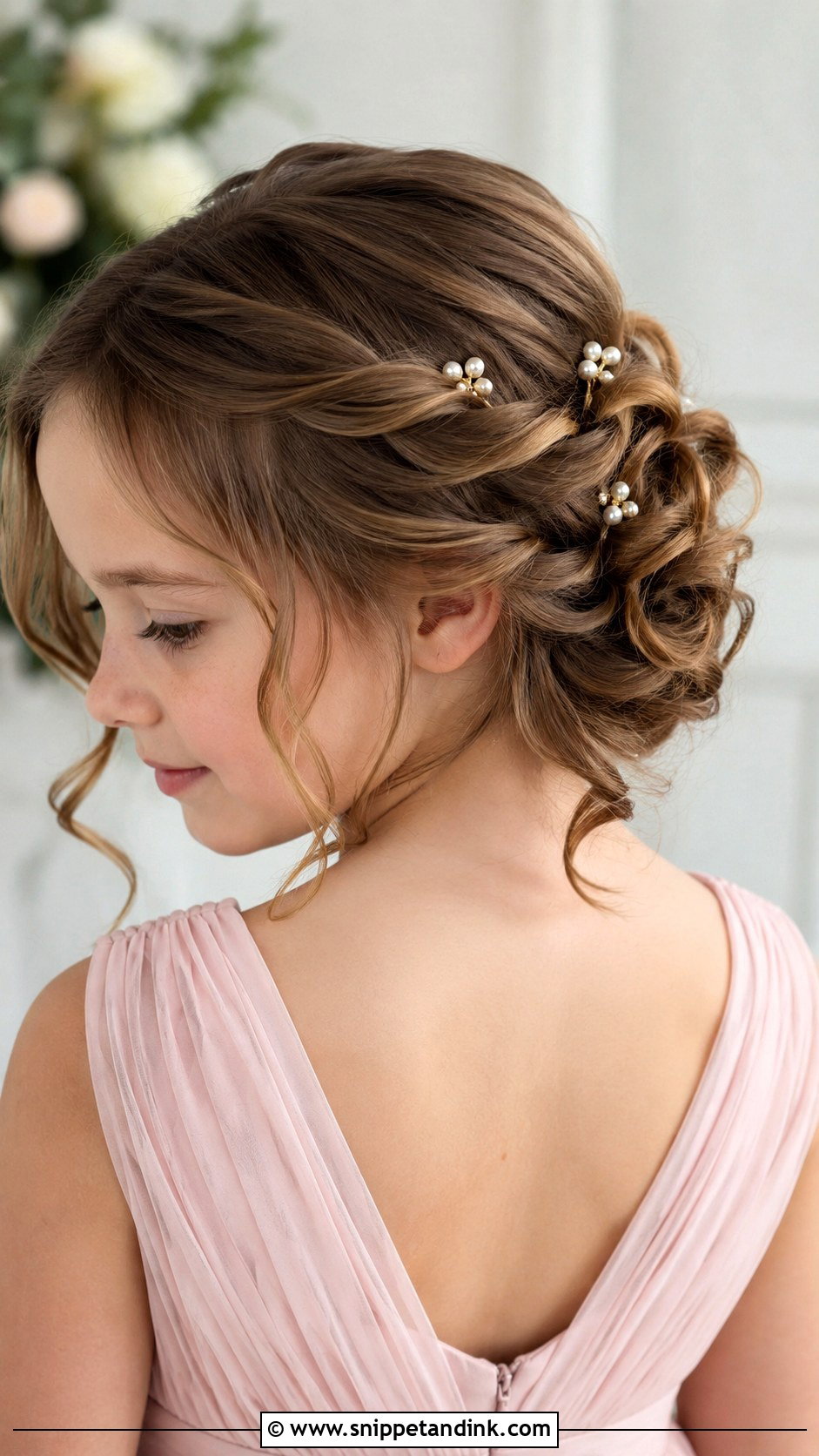 Junior Bridesmaid Updo - Snippet and Ink - 25 Junior Bridesmaid Hair Ideas